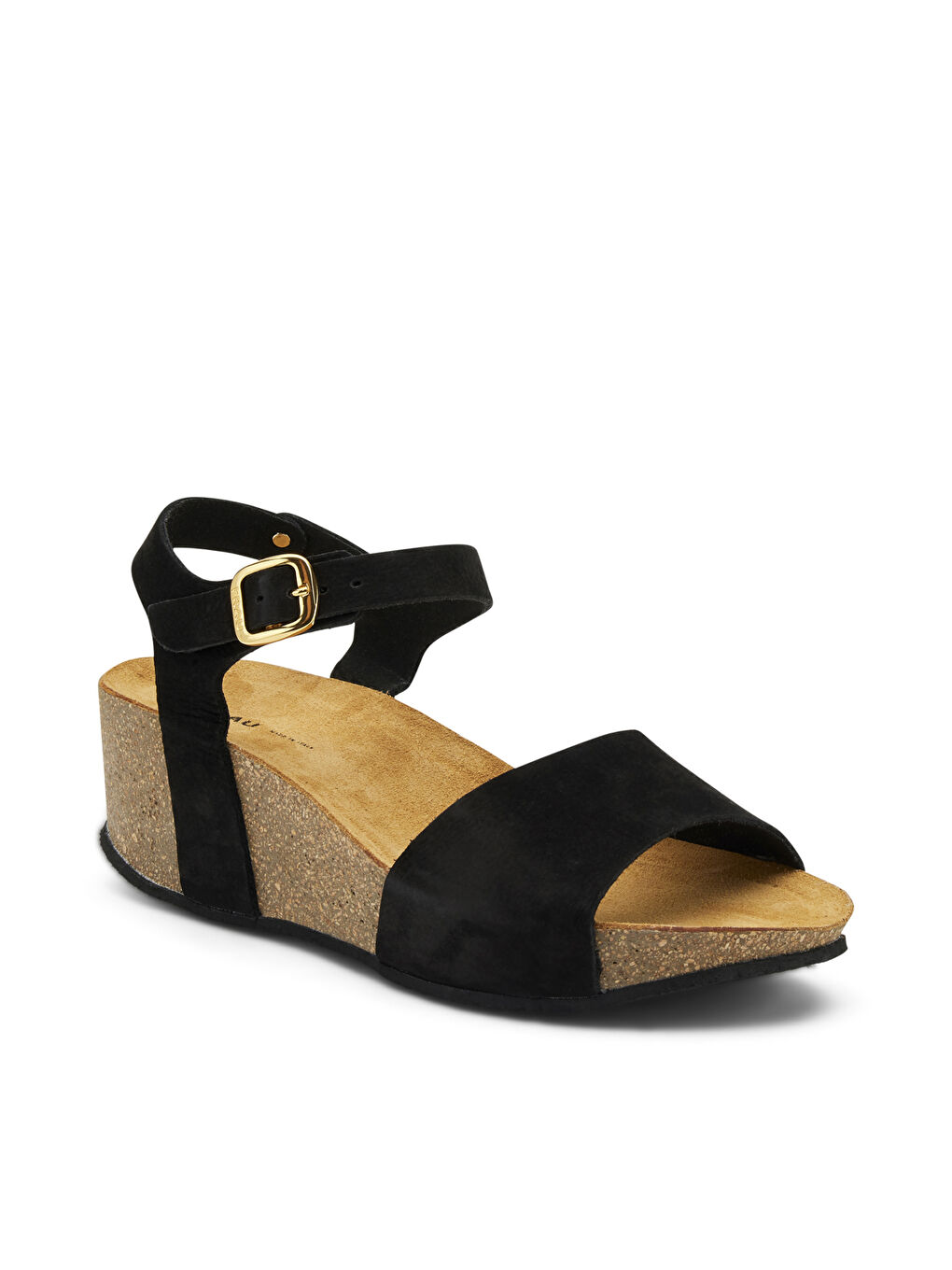 Siyah Kadın Sandalet 59F9 NABUK-S Nero-1