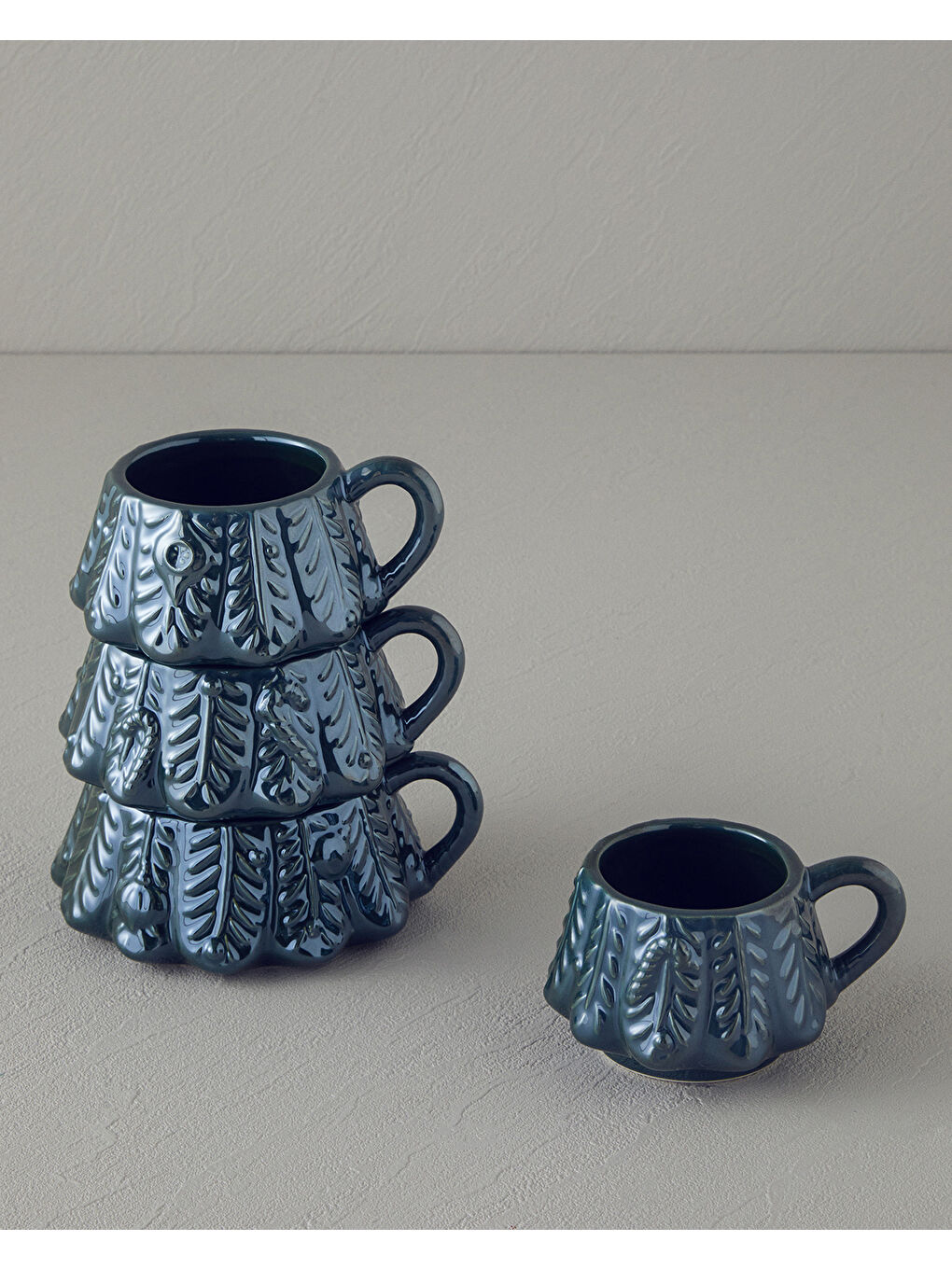 Green Pine Dolomite 4'lü Kupa 153 ml-193 ml-267 ml-267 ml Yeşil-1