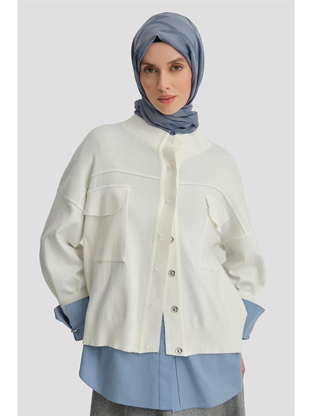 Ekru Hırka 24Kd4206 Aytaşı-2