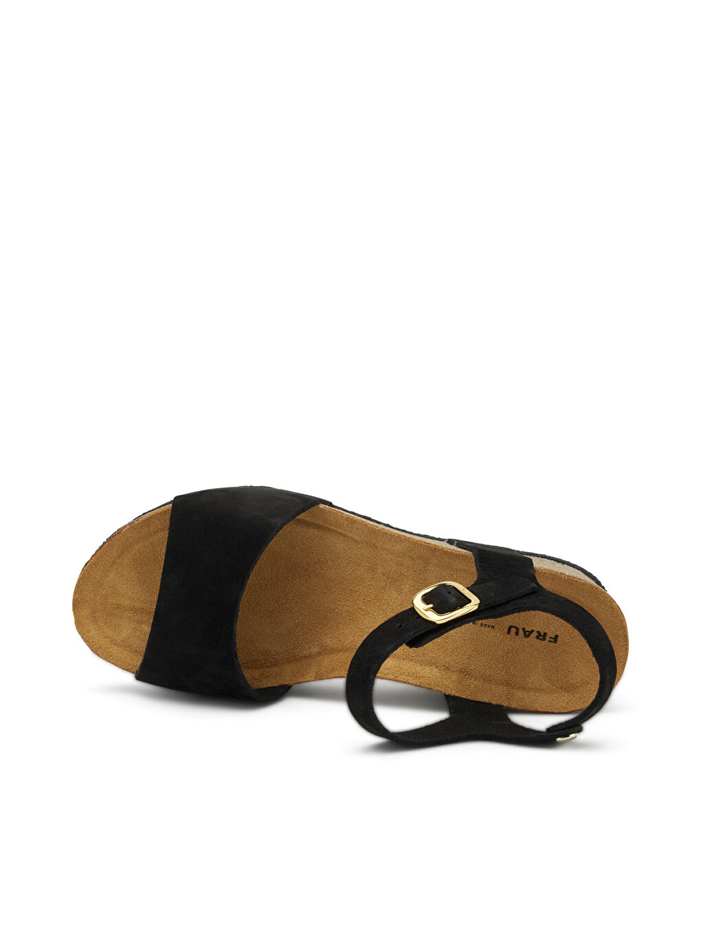 Siyah Kadın Sandalet 59F9 NABUK-S Nero-3