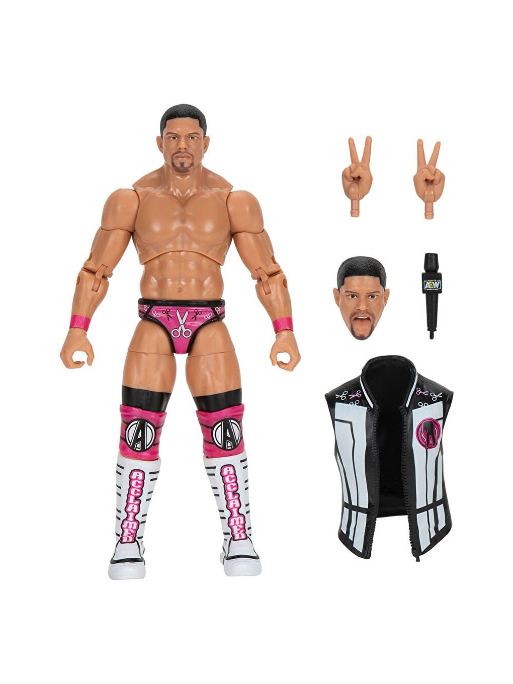 AEW Karakterleri Model Aksiyon Figürler S14 Anthony Bowens 127-2
