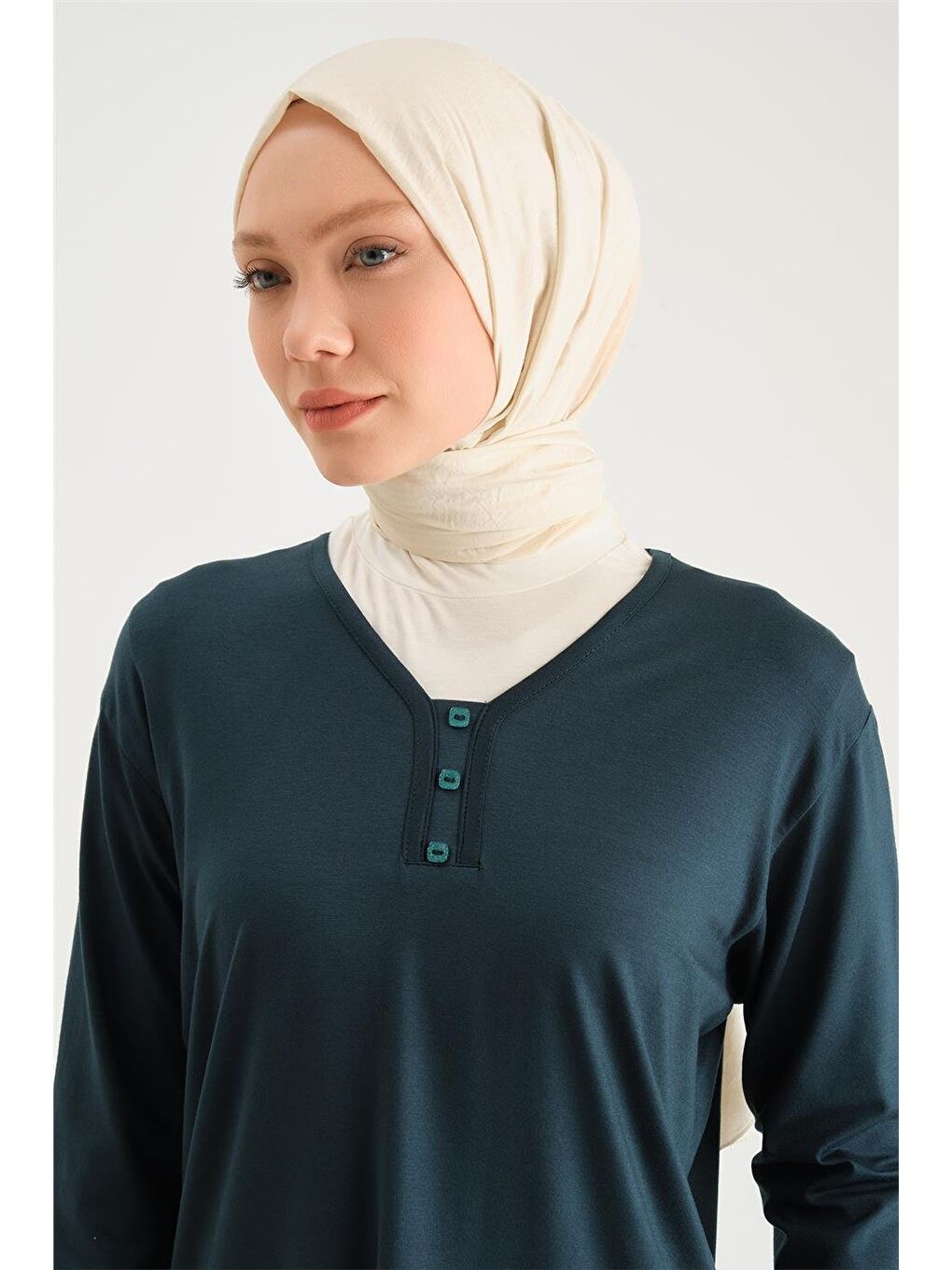 Yeşil Penye 24Yd9043 Petrol