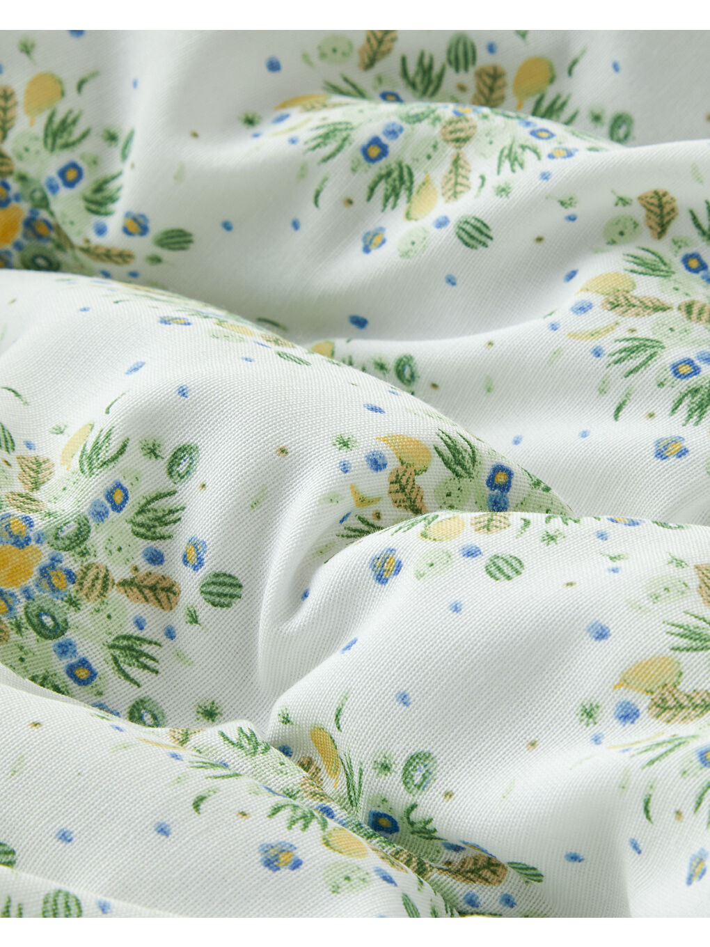 Tropica Kolay Ütülenir Tek Kişilik Nevresim Seti 160x220 cm Yeşil-5