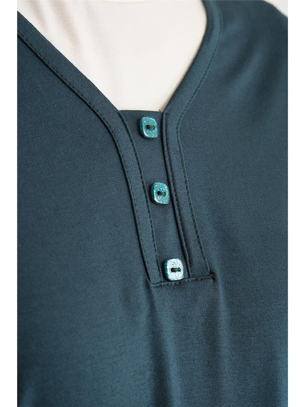 Yeşil Penye 24Yd9043 Petrol-4