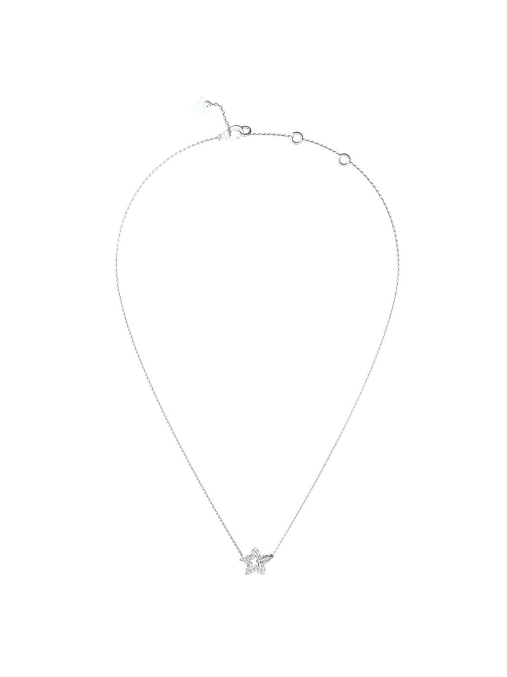 Gri JGUJUBN05537JWRHTU Yıldız Kadın Kolye