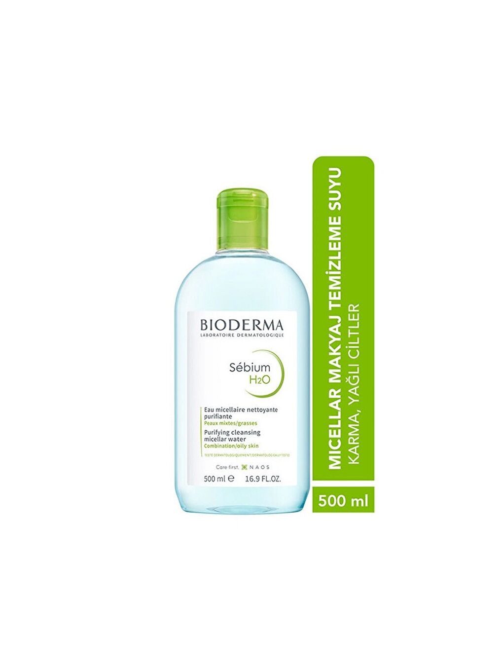 Sebium H2O Micellar Yüz ve Makyaj Temizleme Suyu 500 ml-1