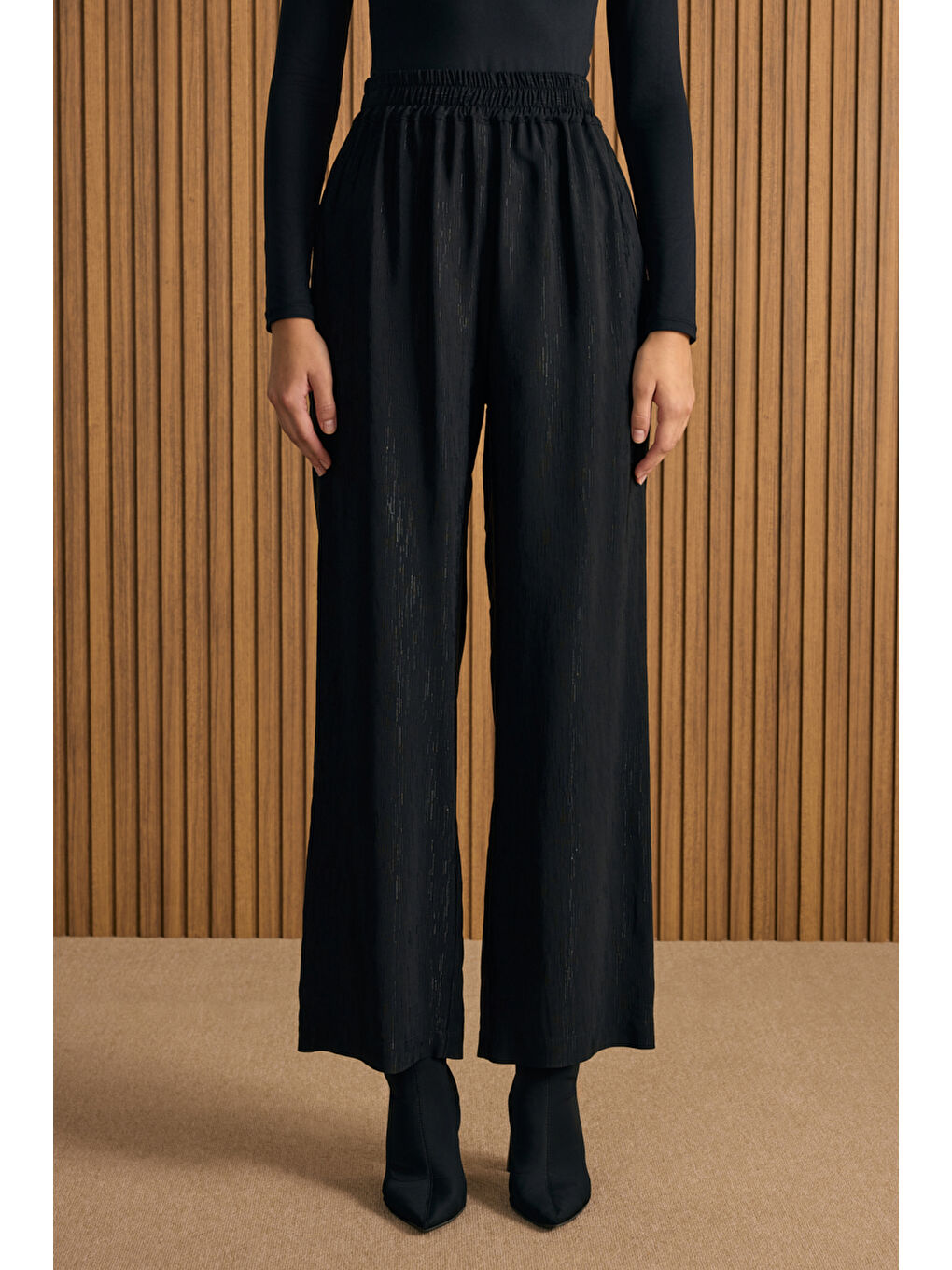 Siyah Çizgi Dokulu Viscon Takım-4