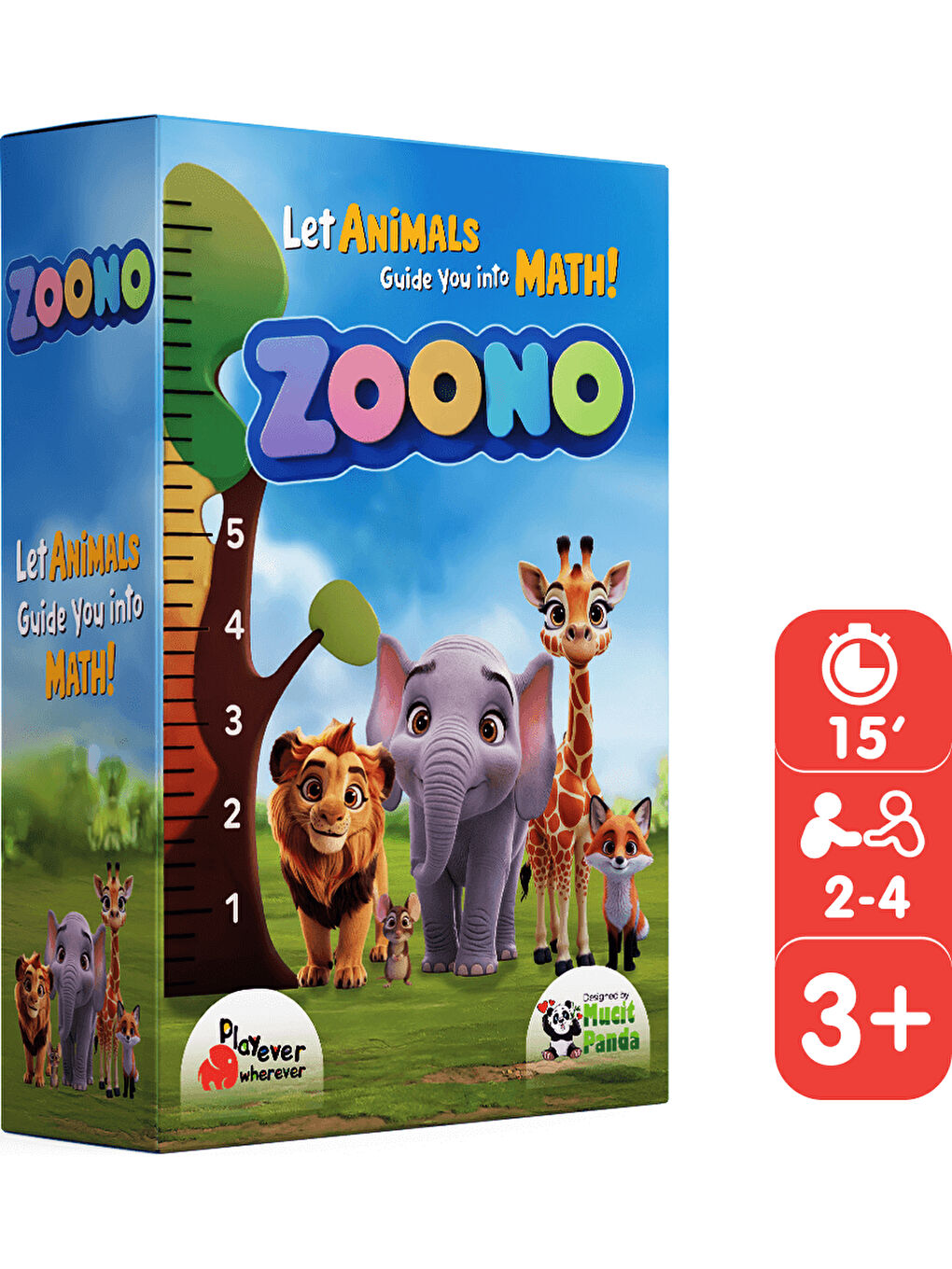 Zoono, Sayıları ve Saymayı Öğreten Kart Oyunu (3-5 Yaş)-1