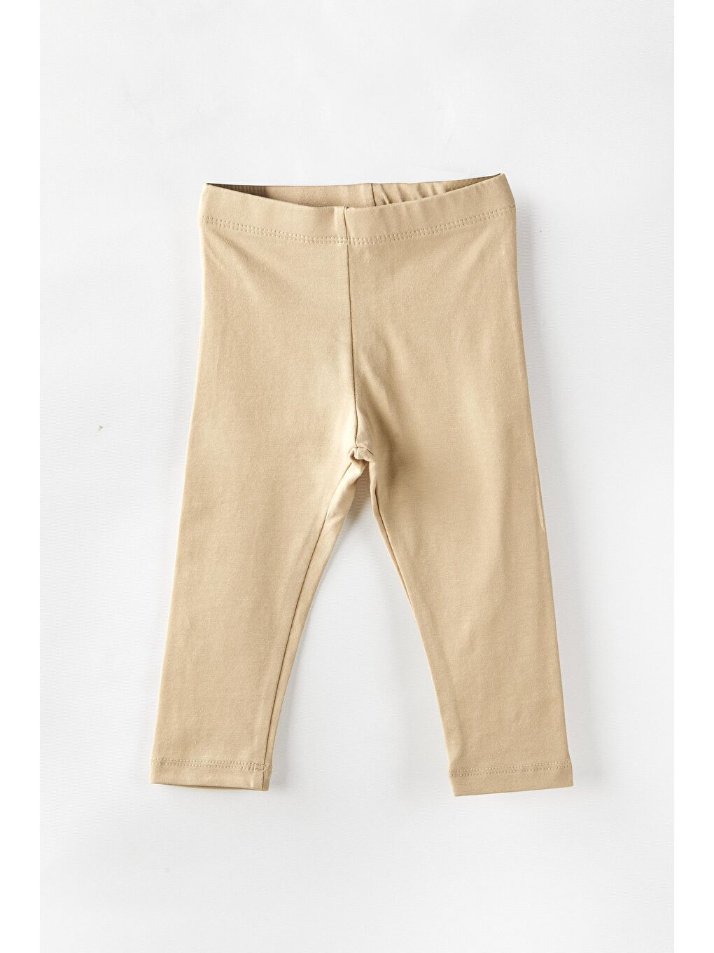 Kahverengi Basic Kız Çocuk Tayt %100 Pamuk 6 Ay 5 Yaş