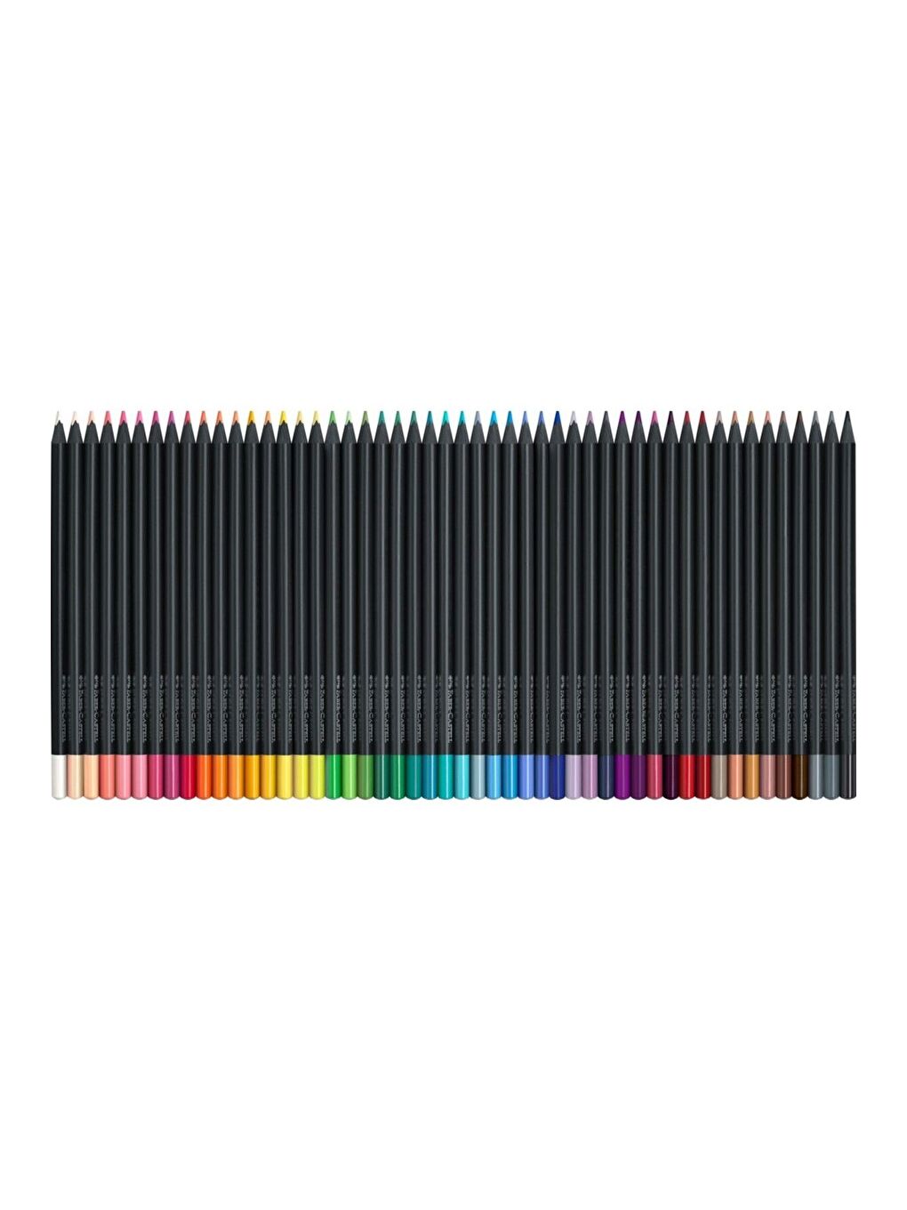 Renkli kalemler Blackwood, Black Edition, 50'li kutu, parlak renkler, yumuşak çizgili, siyah ahşap-2