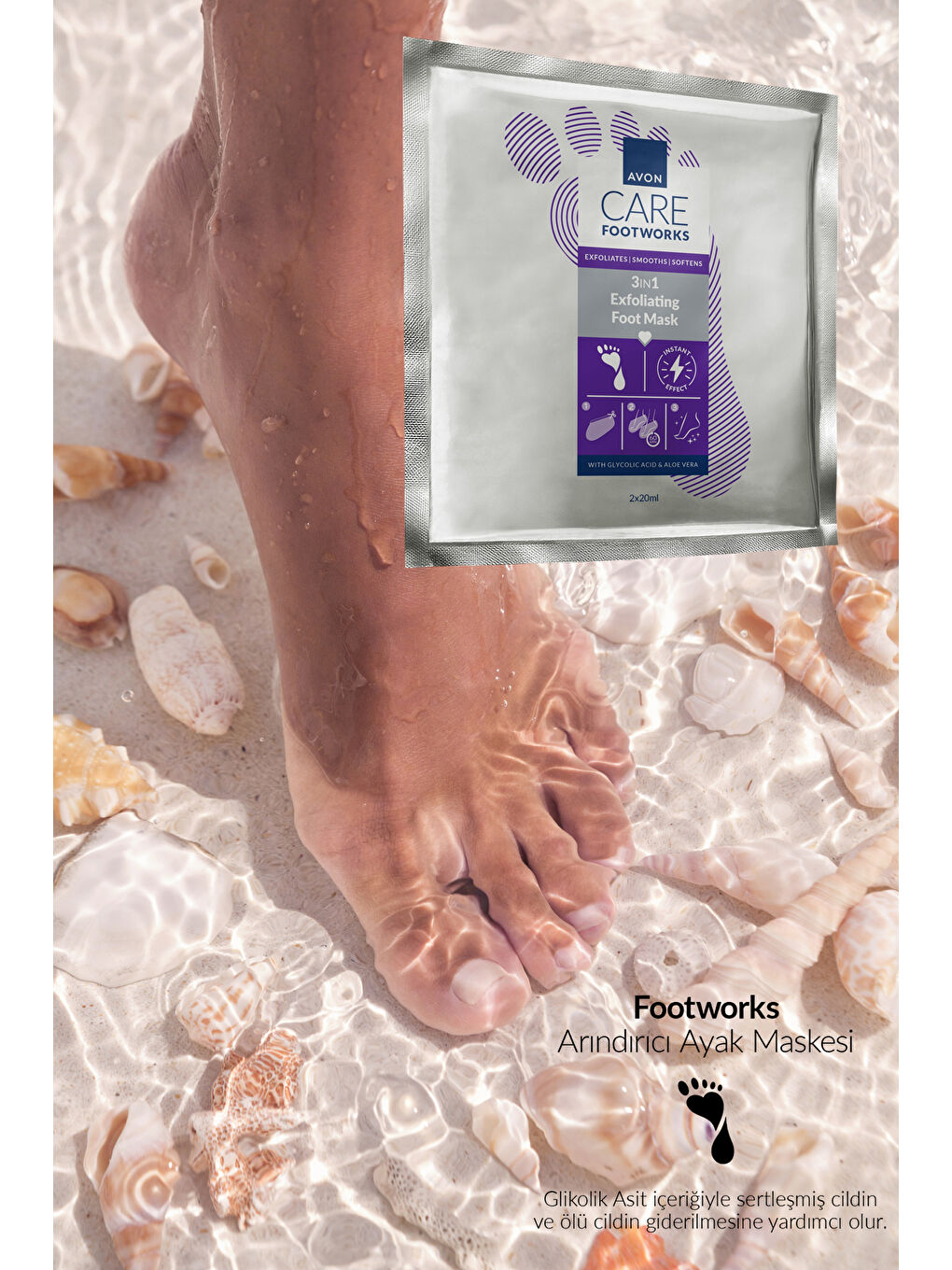 Footworks Arındırıcı Ayak Maskesi İkili Paket-2
