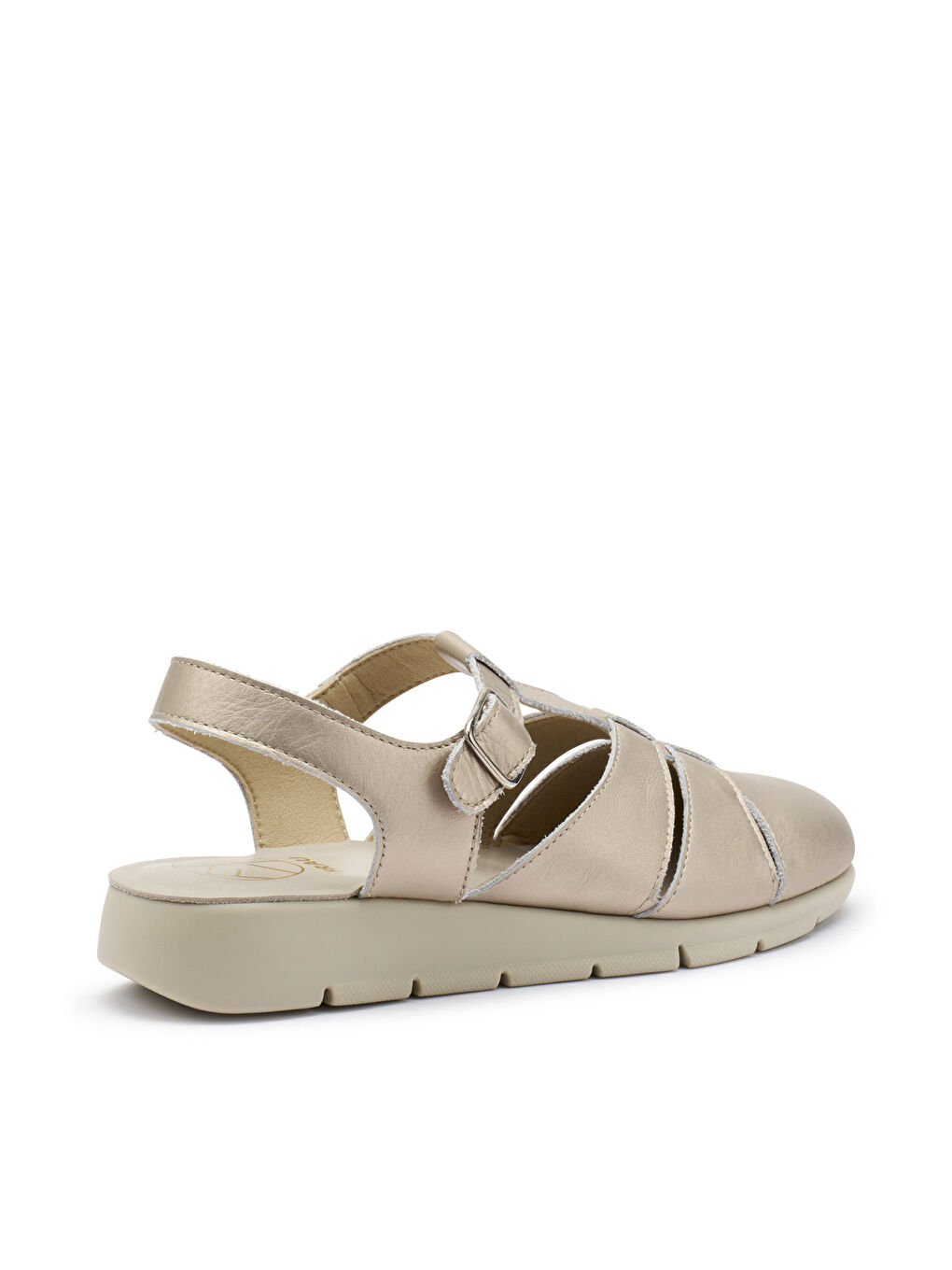 Bej Kadın Sandalet 51X6 LAMINATO Platino-2