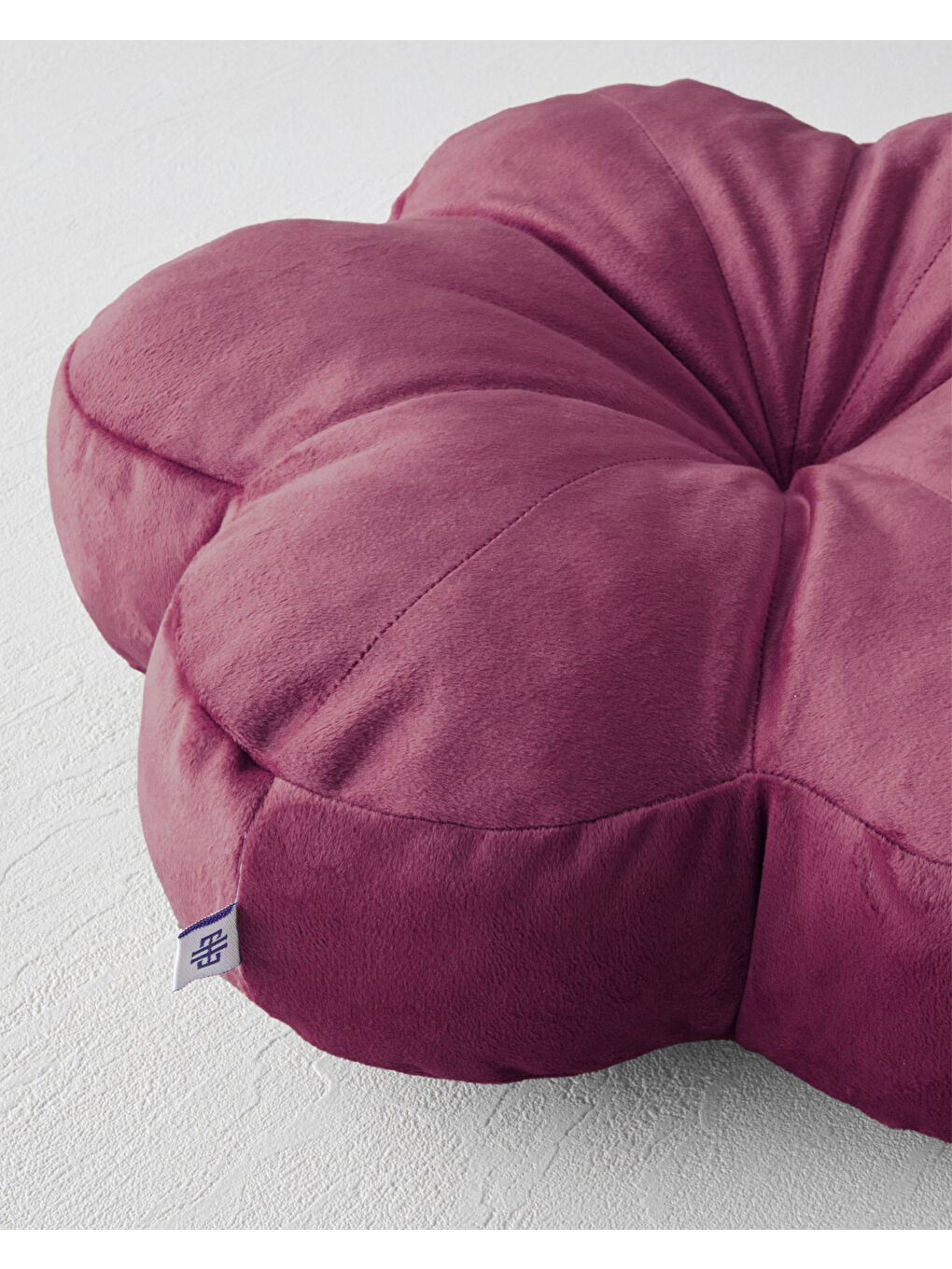 Artistic Bloom Dekoratif Kırlent 40 cm Bordo-1