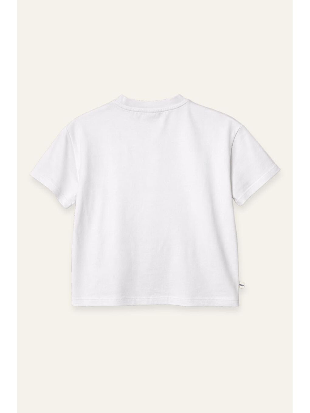 Kız Erkek Çocuk Oversize T-Shirt - Ekru-1