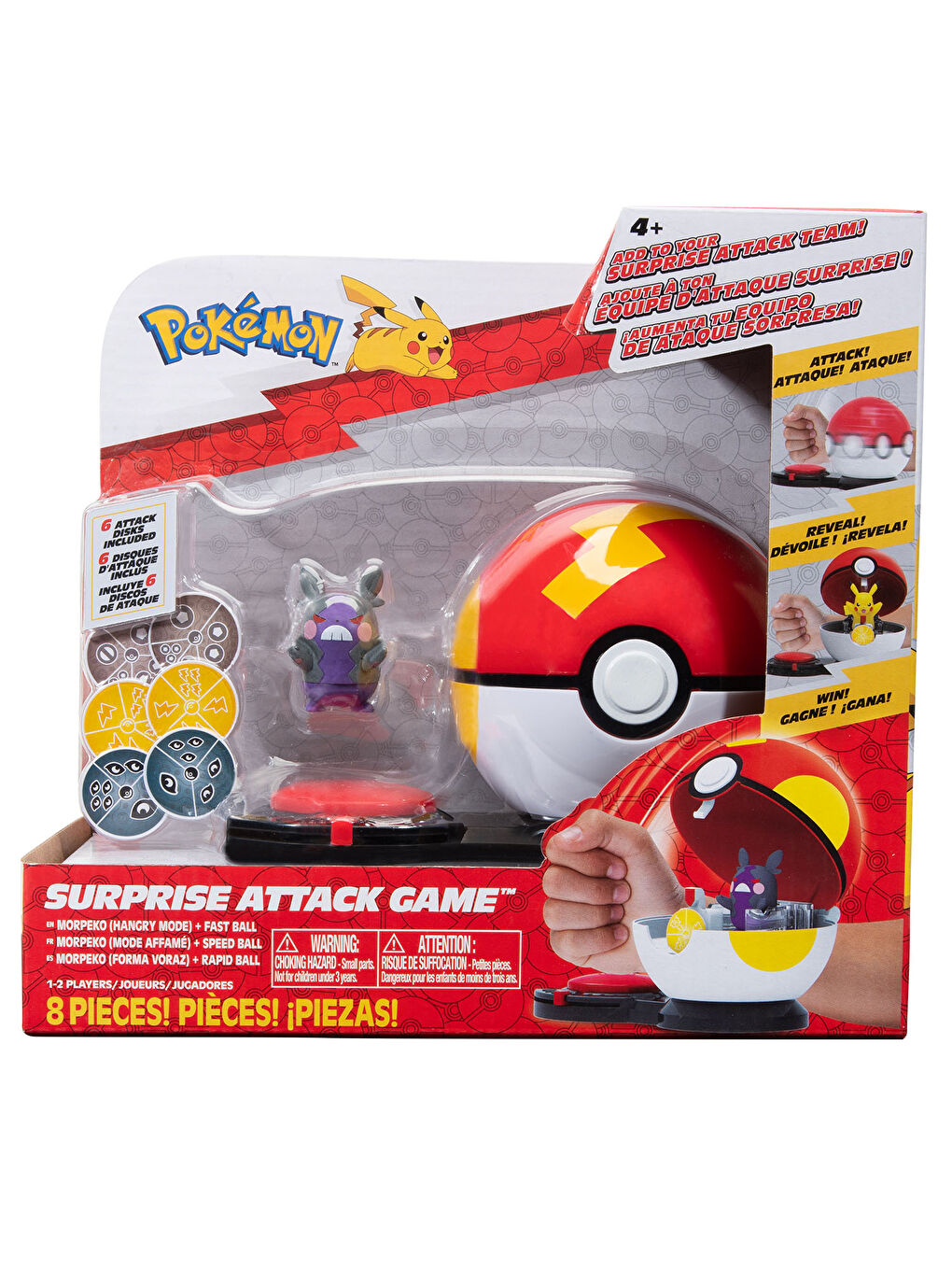 Sürpriz Atak Oyun Seti - Morpeko ve Fast Ball-4