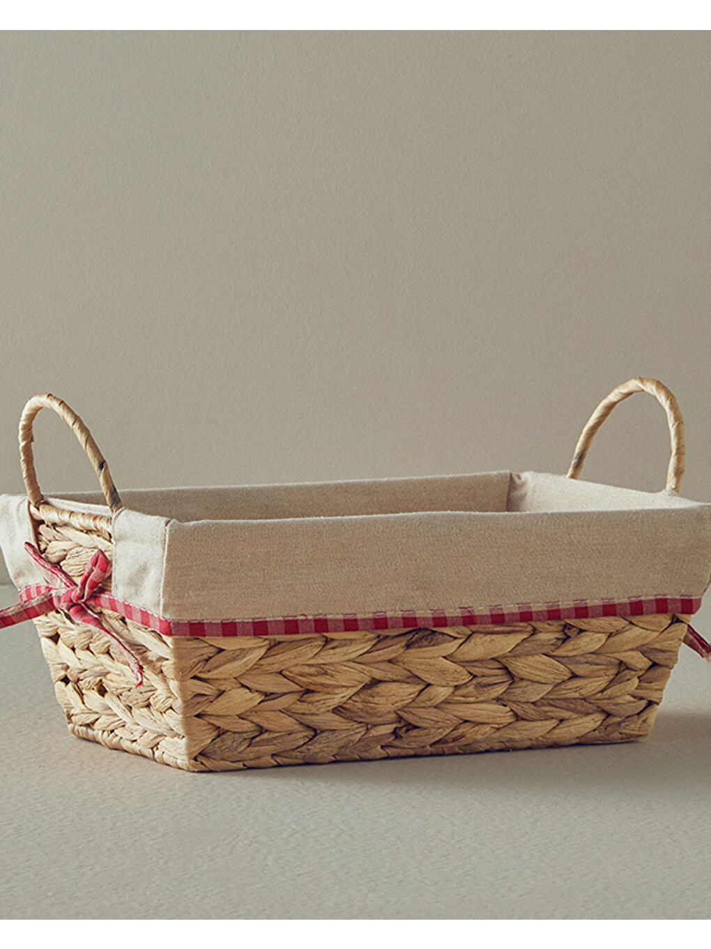 Allure Hasır Ekmek Sepeti Bej