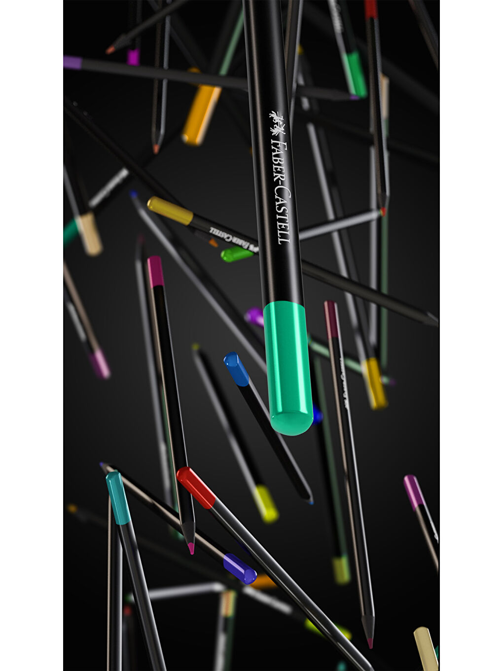 Black Edition Renkli Kalemler, 100'Lü Metal Kutu, Kırılmaz, Çocuklar Ve Yetişkinler İçin-3