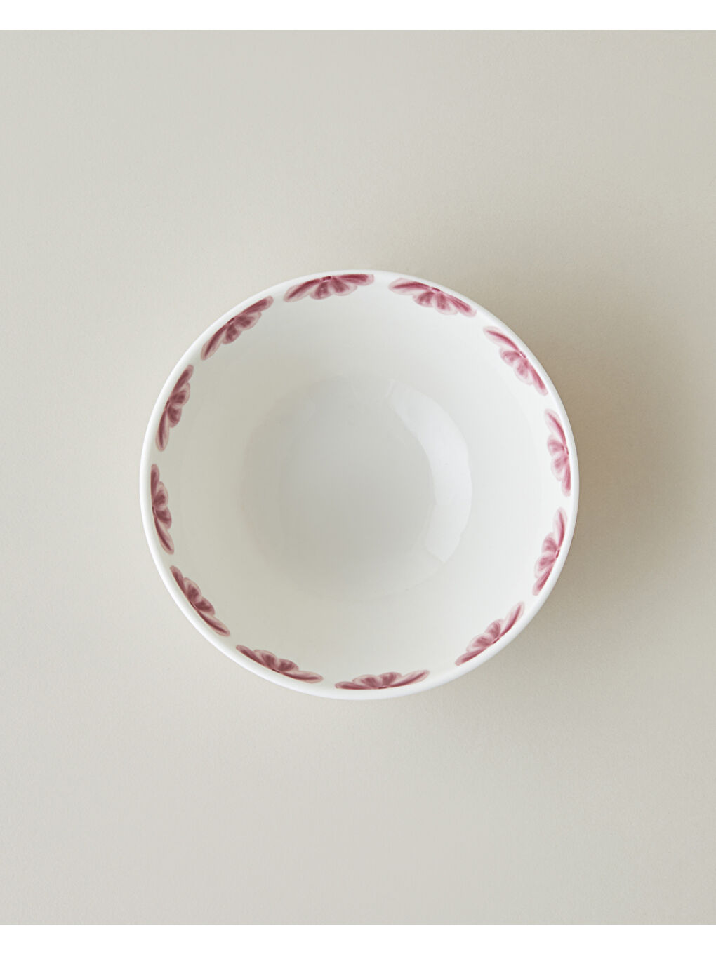 Renksiz Floreline Bone Porselen Çerezlik 11,5 cm Renkli-1