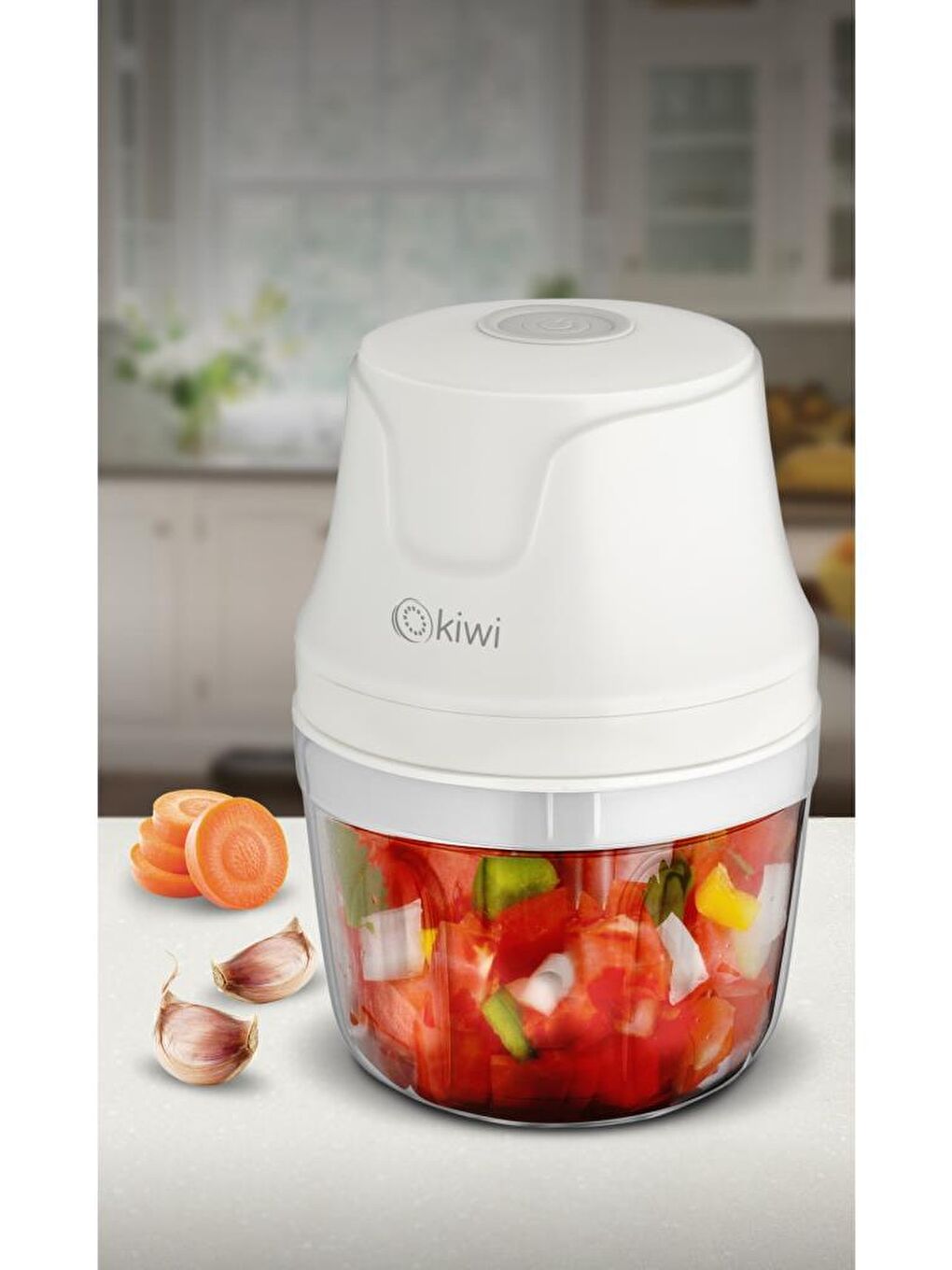 Kiwi 3 Bıçaklı 350 ml Şarjlı Rondo Gıda Doğrayıcı Blender Kc8203 - 1