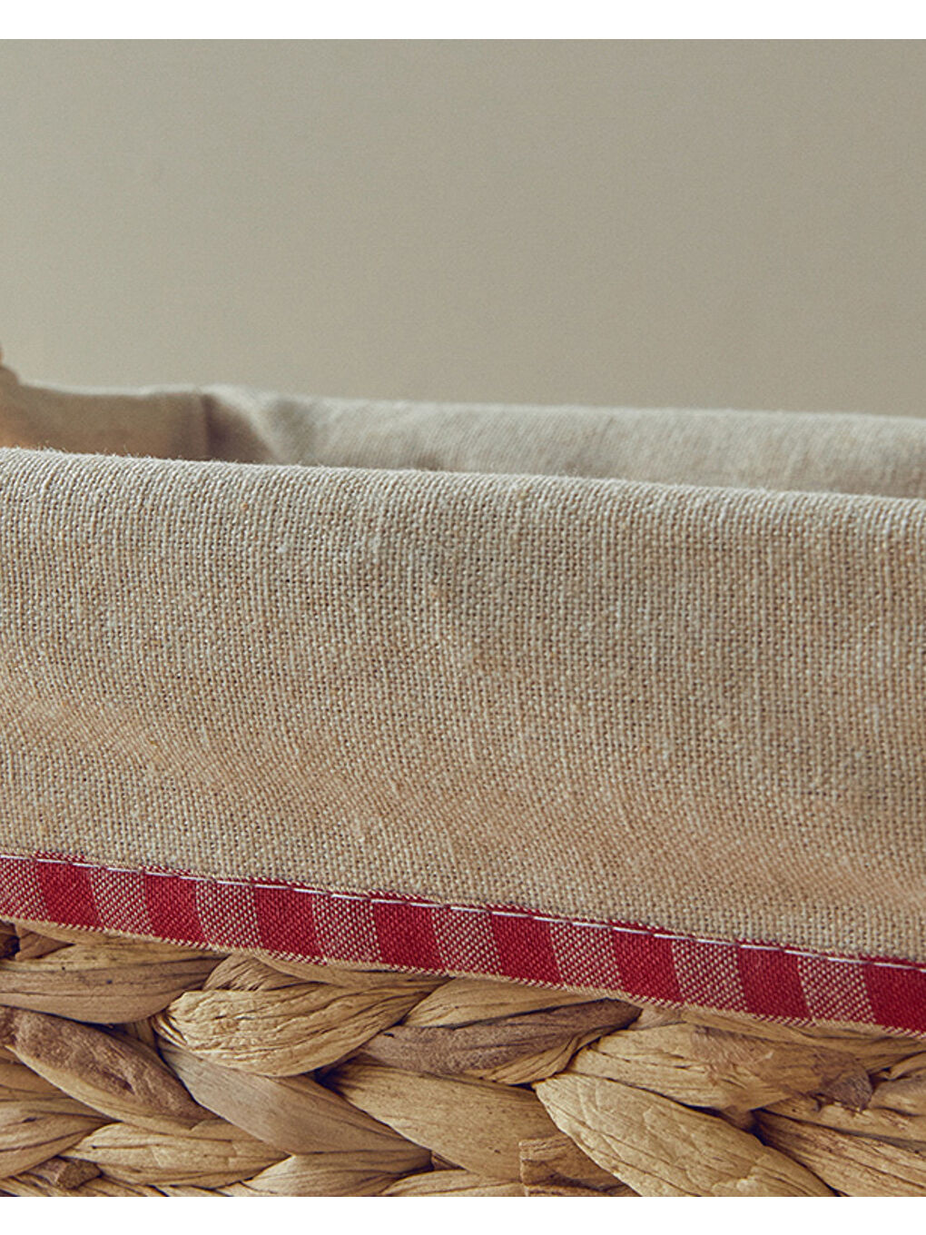 Allure Hasır Ekmek Sepeti Bej-2