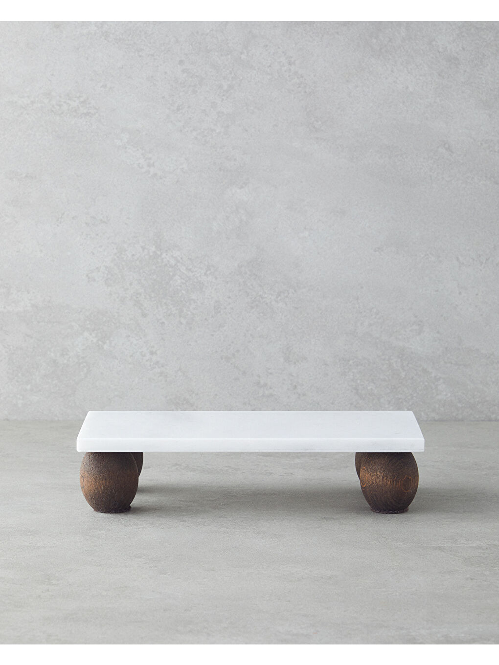 Elegant Mermer Sunumluk 12x24 cm Beyaz