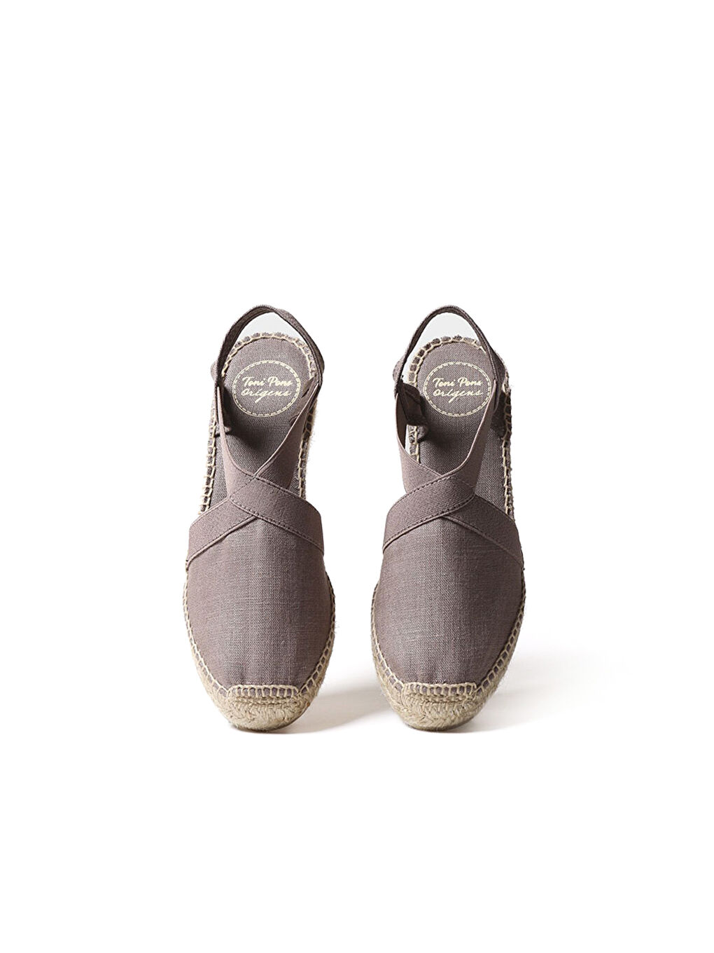 Bej Kadın Sandalet Ter Elactic Linen Taupe-2