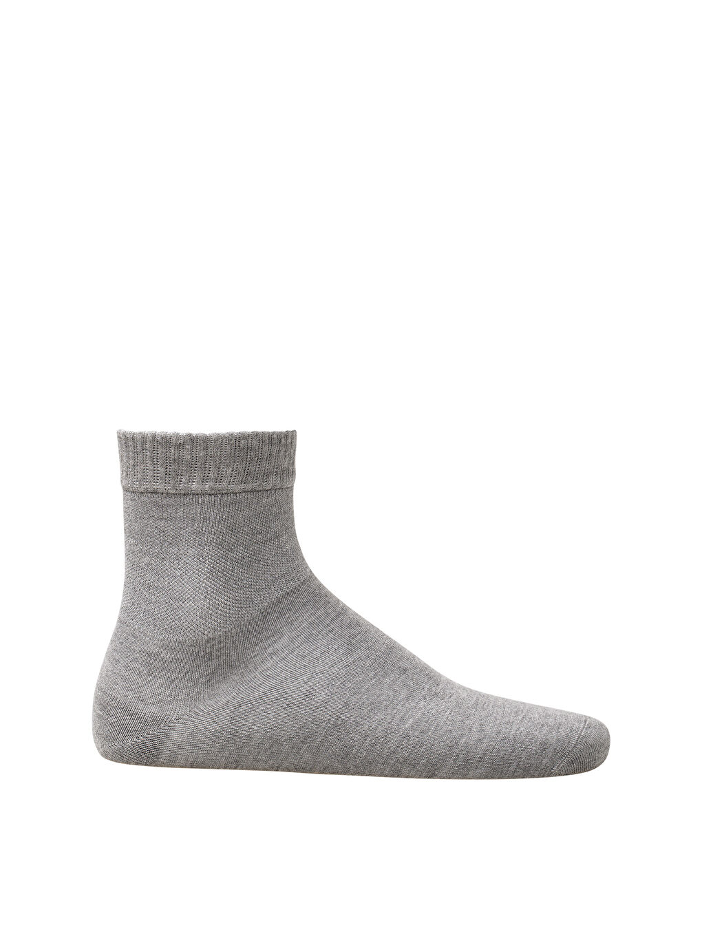Gri Relax 2'li Kısa Çorap GRİ-3