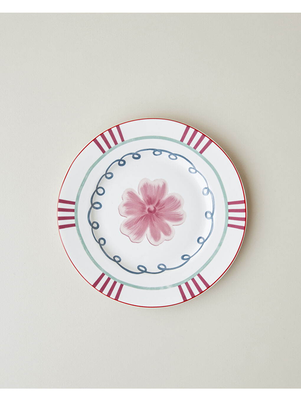 Renksiz Florentis Bone Porselen Pasta Tabağı 19 cm Renkli-1