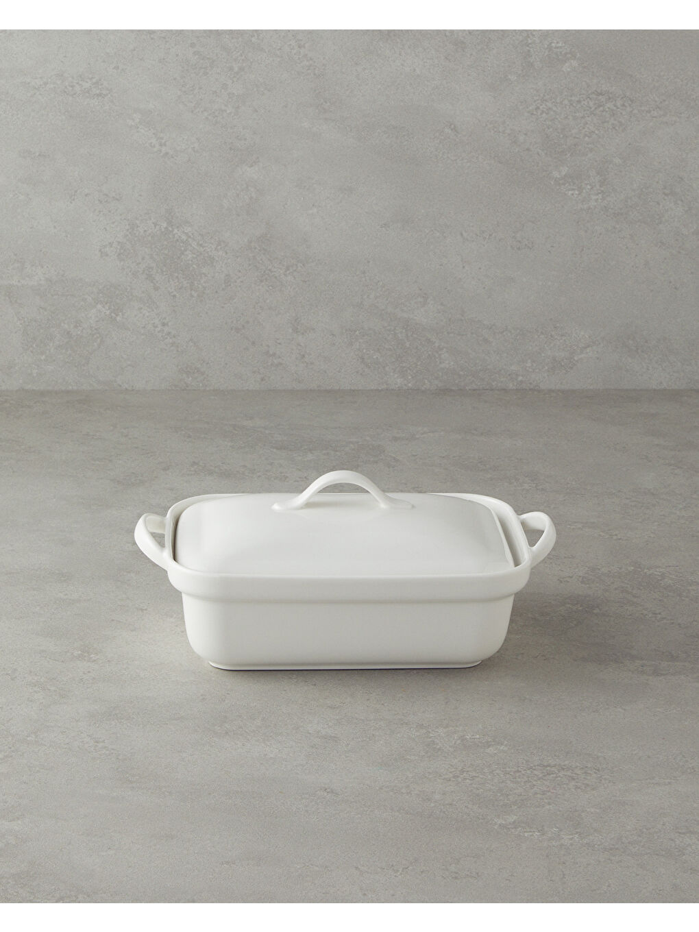 Bianca Seramik Fırın Tenceresi 27x17 cm Beyaz