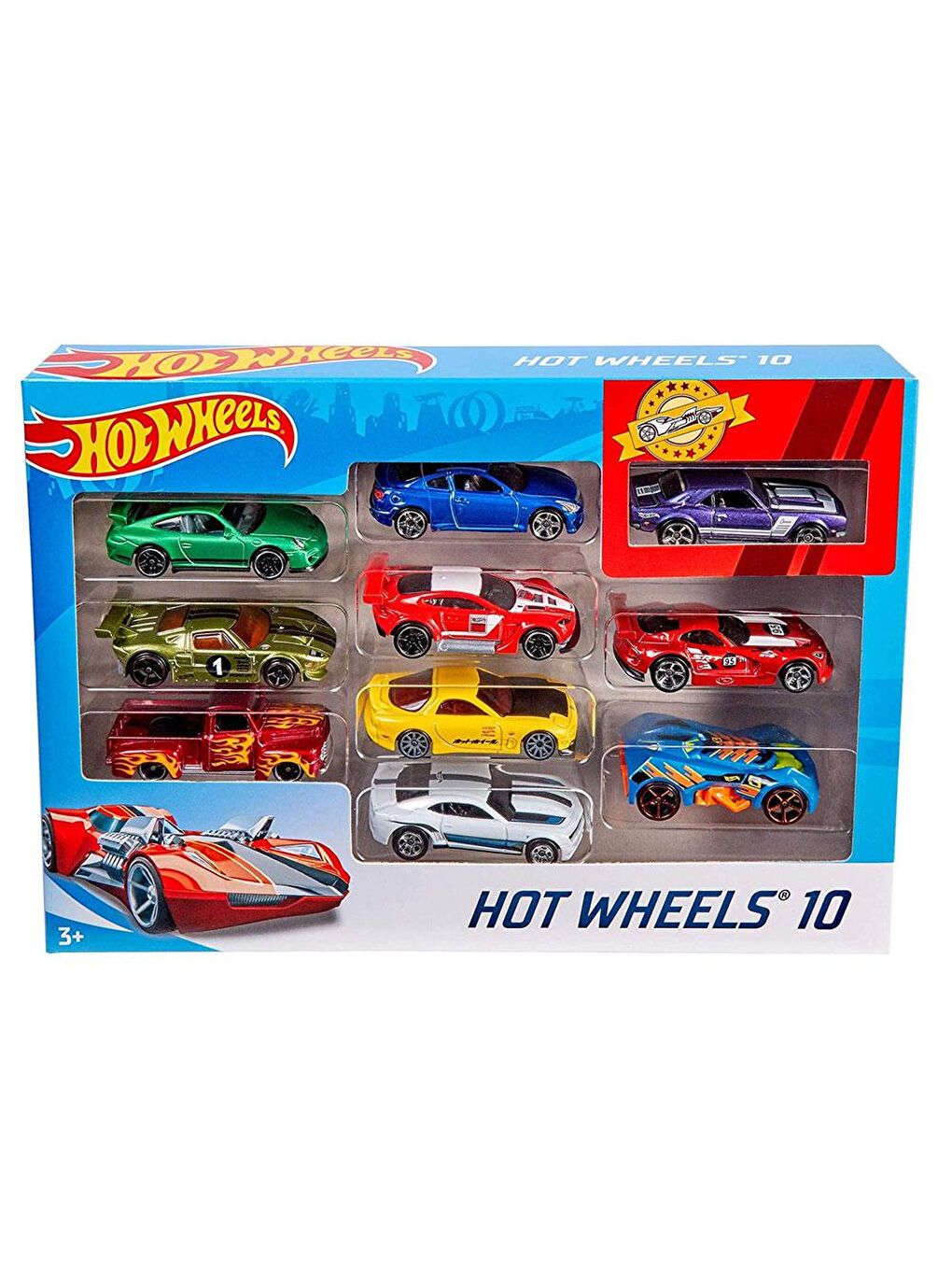 Hot Wheels Renksiz 10 lu Araba Seti 54886 - 1