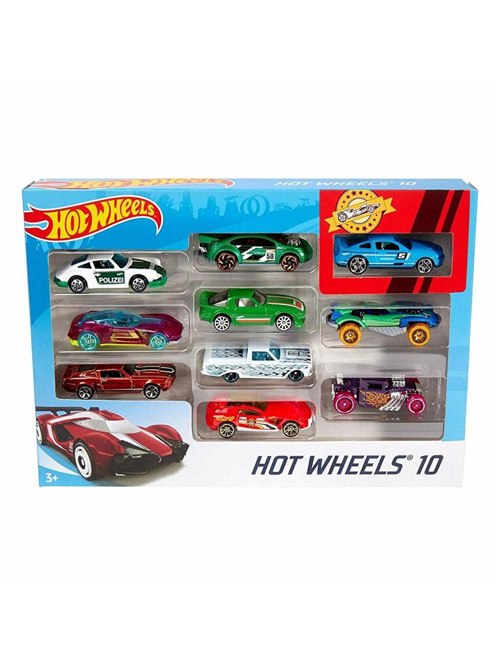 Hot Wheels Renksiz 10 lu Araba Seti 54886 - 2