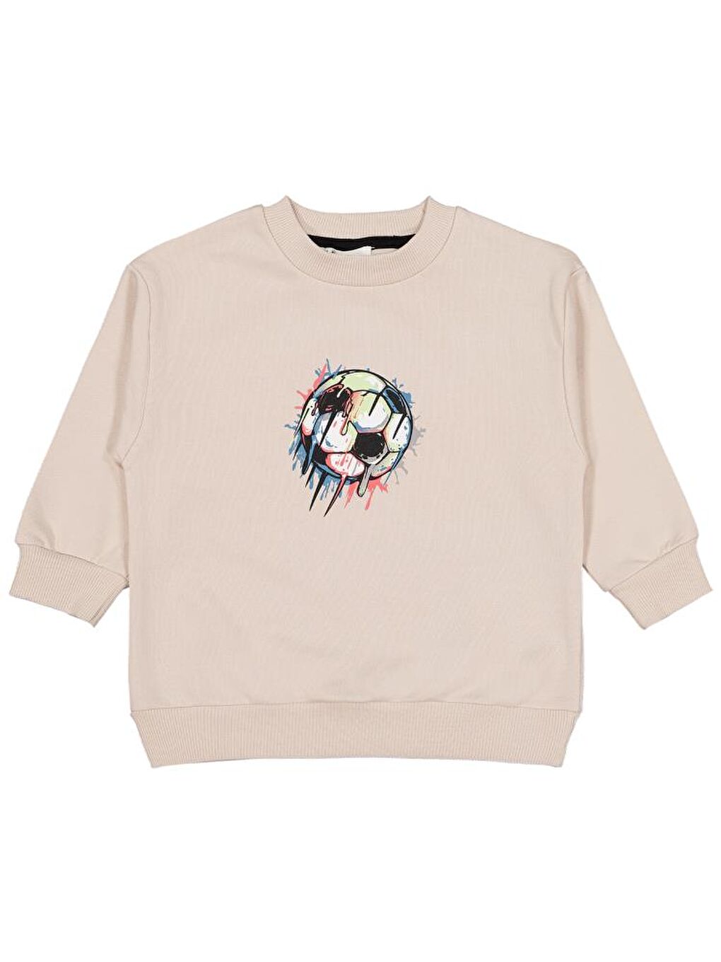 Boys Strıker Baskılı 2-5 Yaş Eşofman Takımı - Bej 4-5 Yaş-1