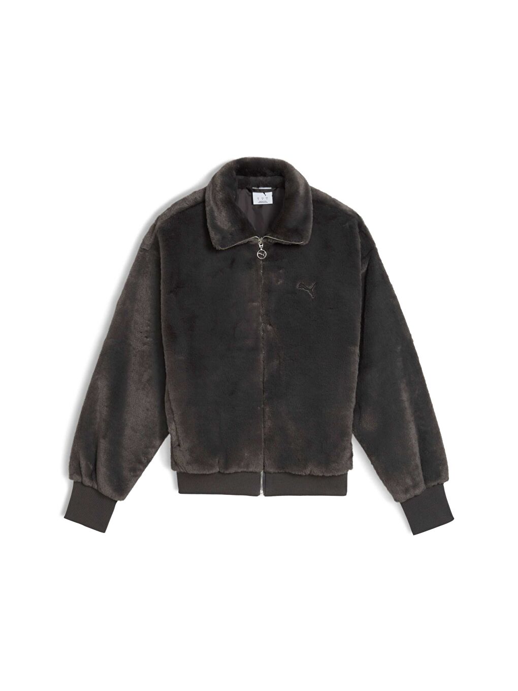 Gri Wardrobe ESSENTIALS Soft Kadın Polar Ceket