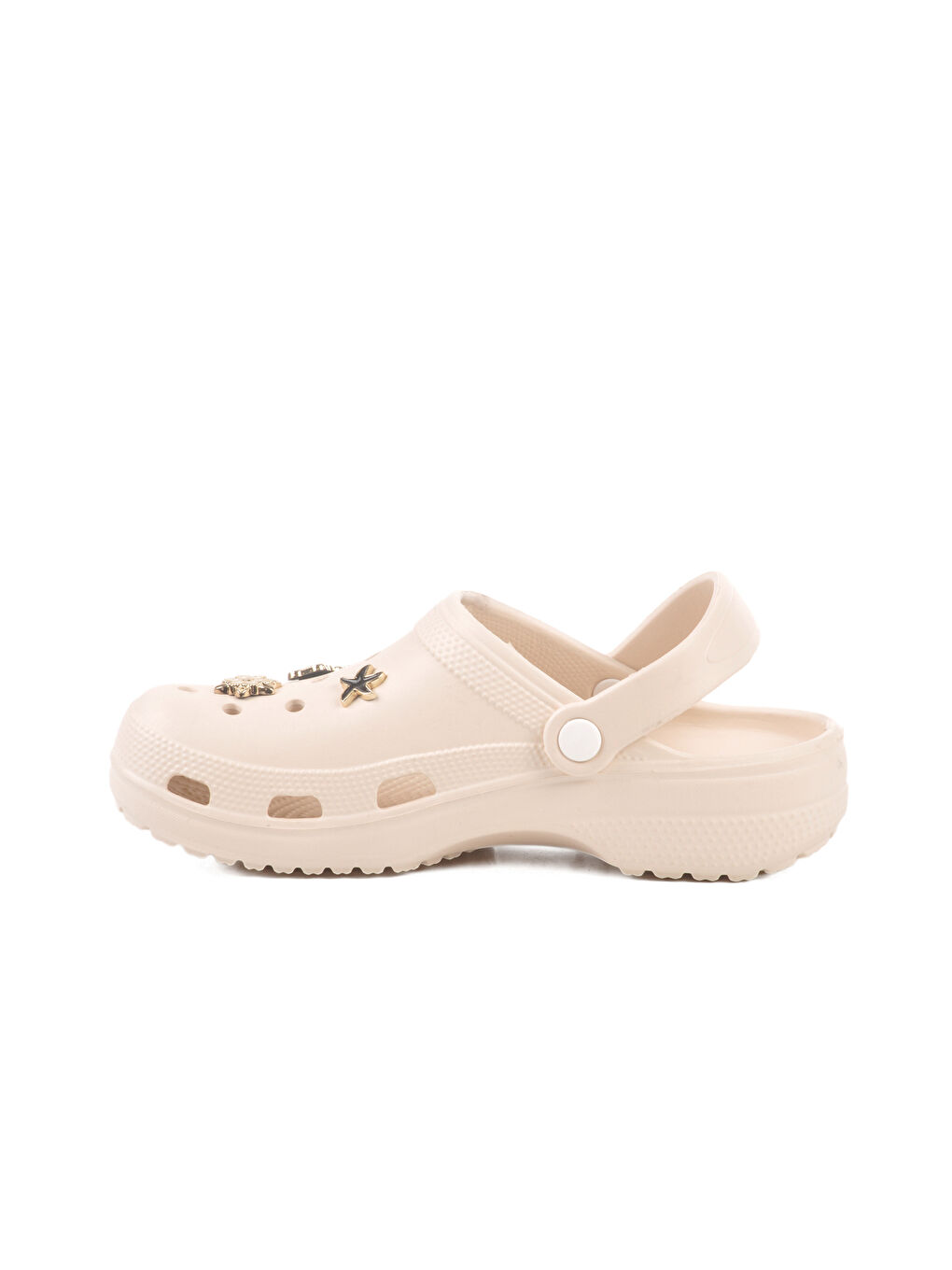 Ekru Eva Hafif Kadın Sabo Terlik 606 Z-1