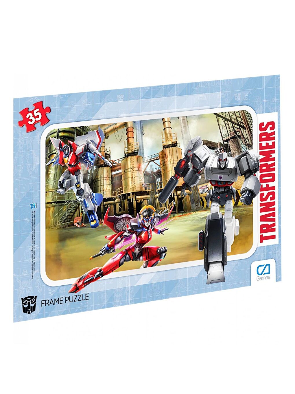 CA Games Transformers 35 Parça Frame Puzzle İkili Set - 1