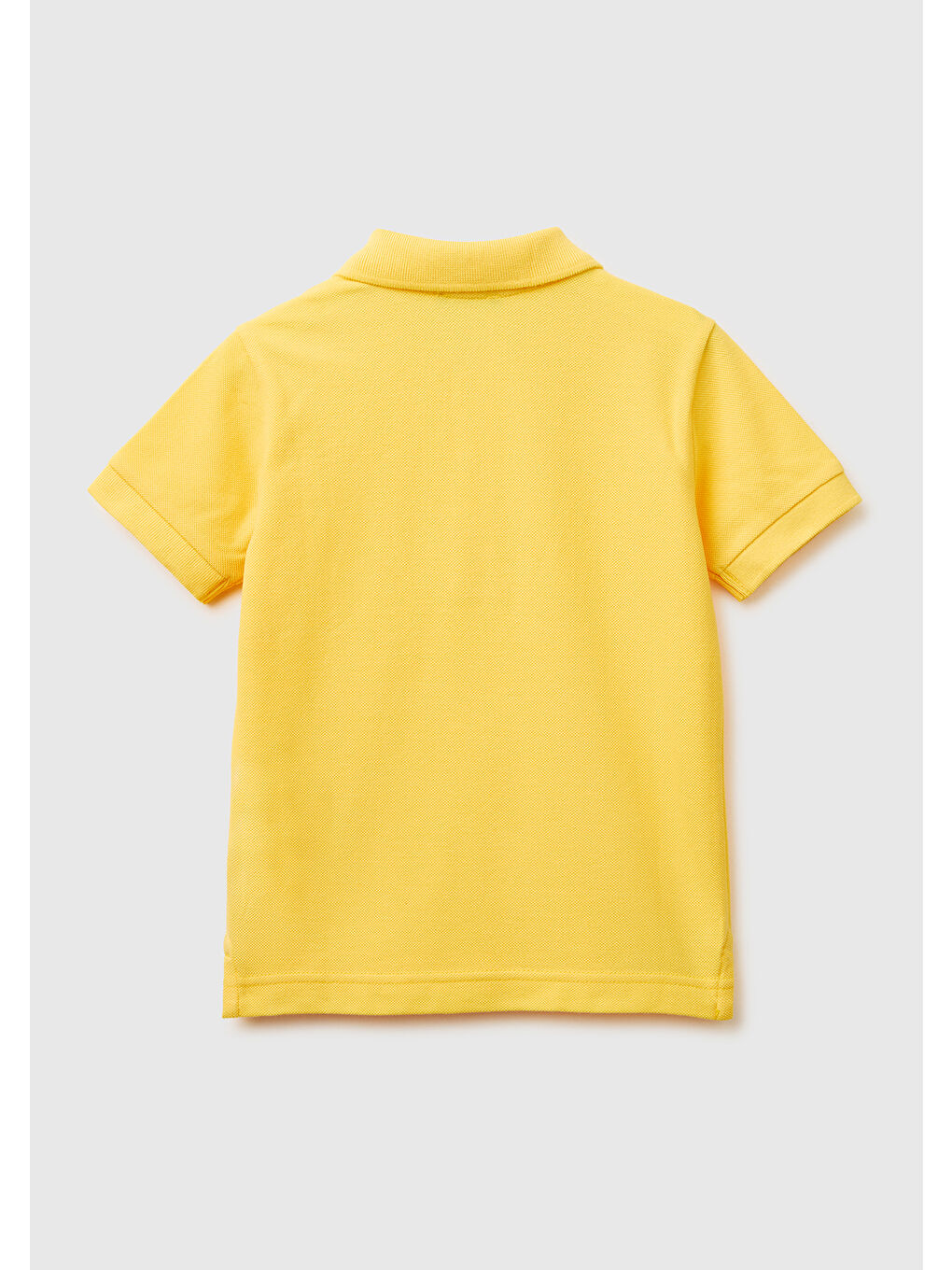 Erkek Çocuk Sarı Logolu Pike Polo T-Shirt-1