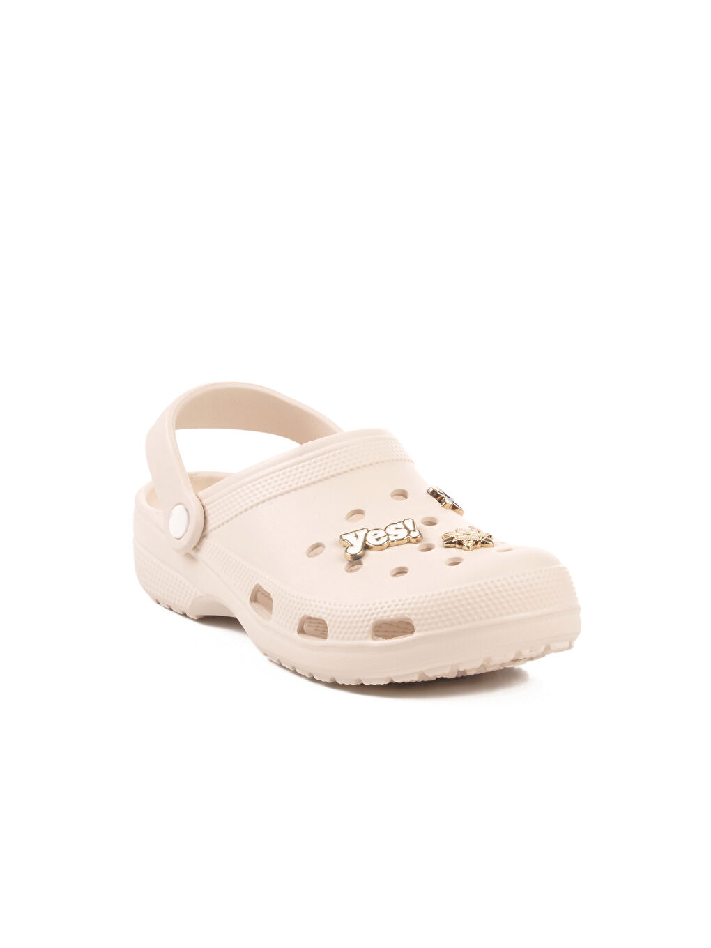 Ekru Eva Hafif Kadın Sabo Terlik 606 Z-2