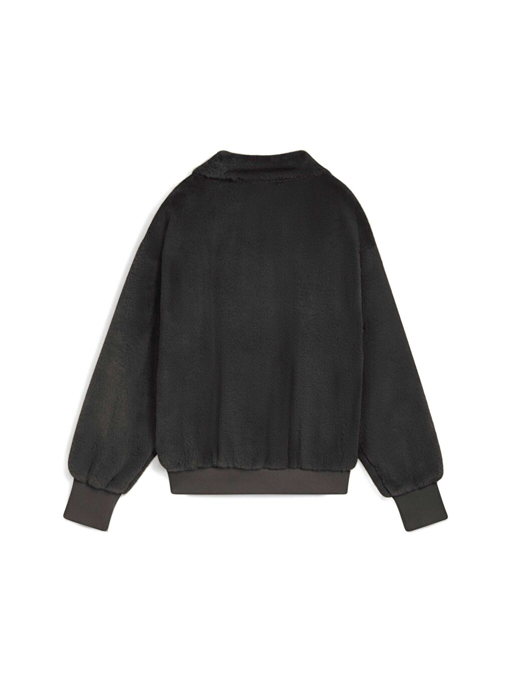 Gri Wardrobe ESSENTIALS Soft Kadın Polar Ceket-5