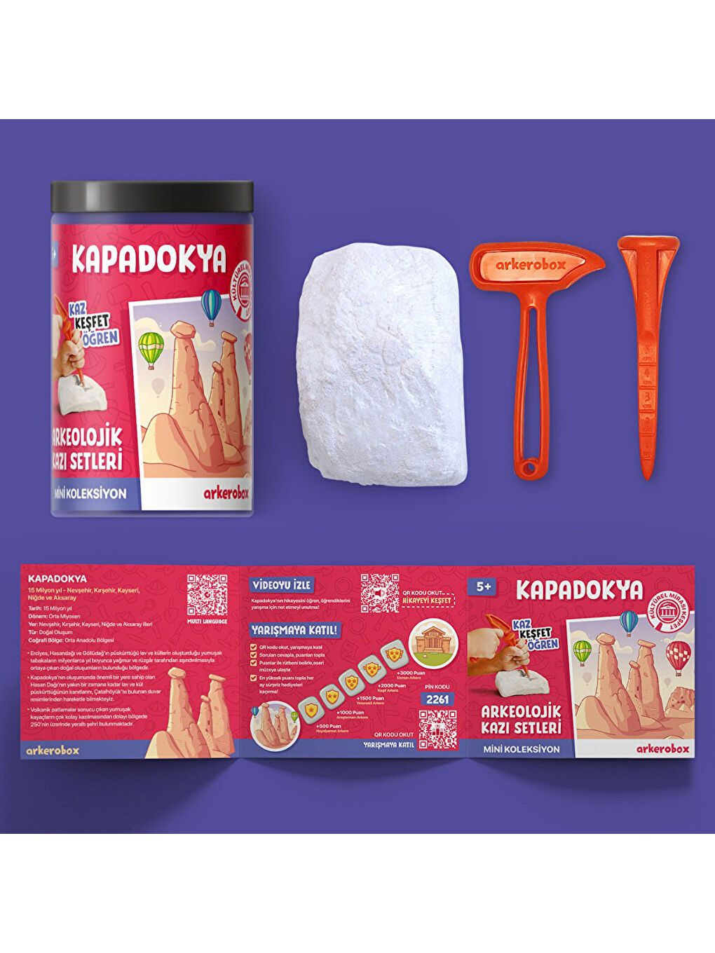 Kapadokya Mini Kazı Seti-1