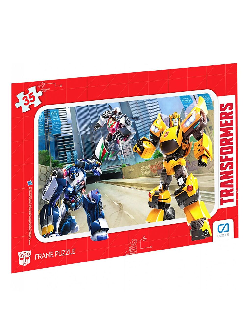 CA Games Transformers 35 Parça Frame Puzzle İkili Set - 2