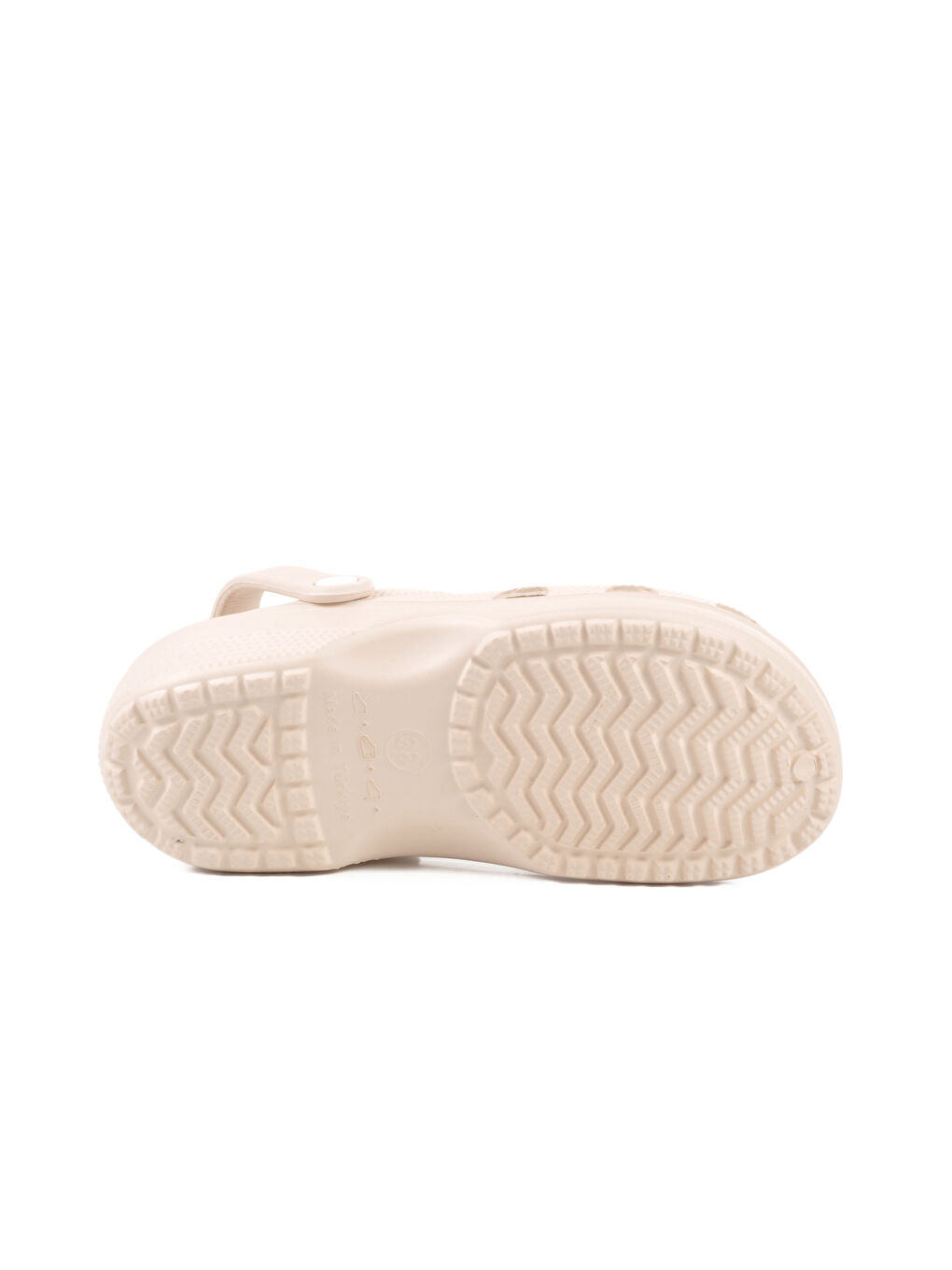 Ekru Eva Hafif Kadın Sabo Terlik 606 Z-4