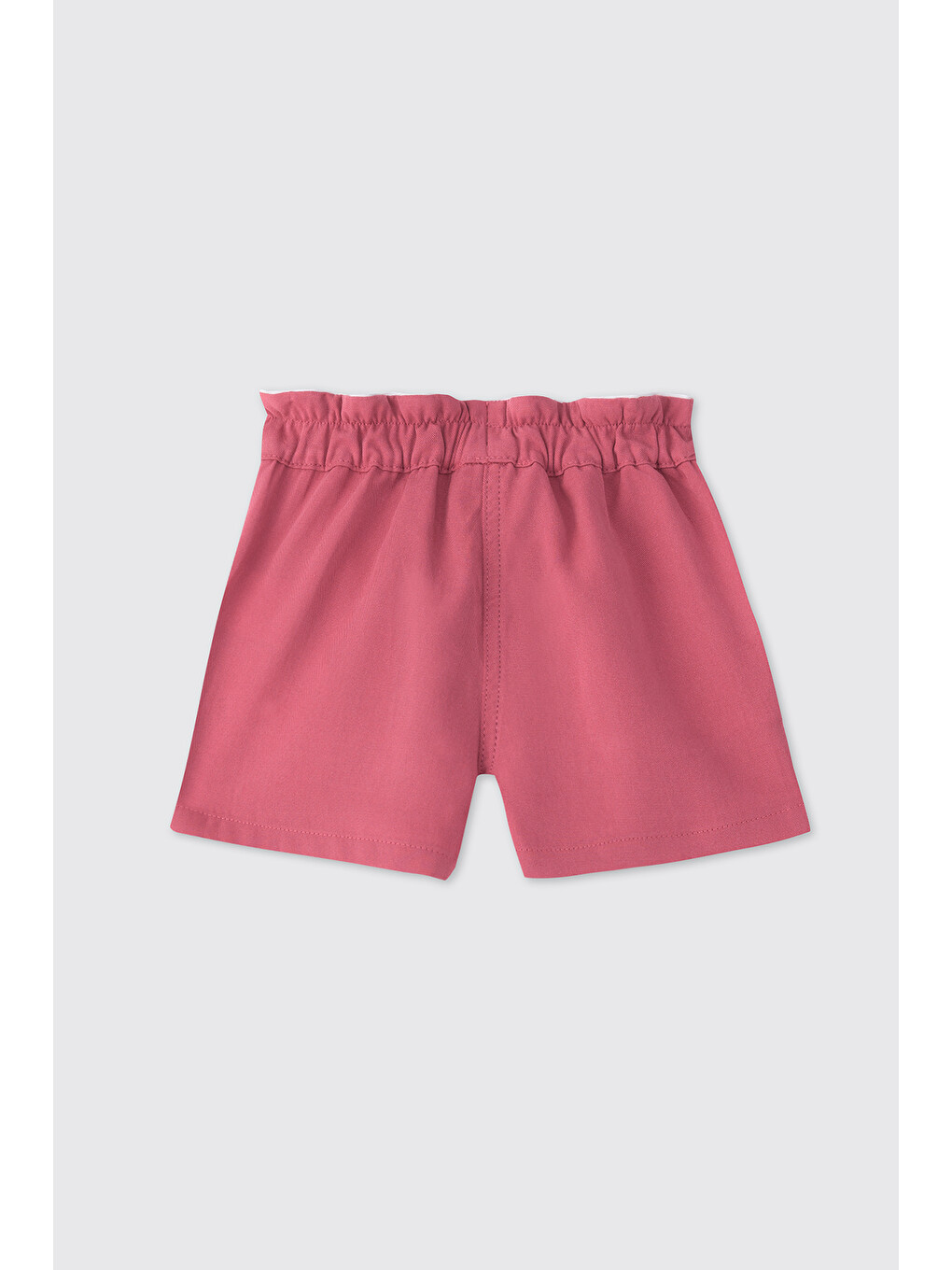 Pembe Liberty Kumaş Kız Bebek Gül Kurusu Şort-1
