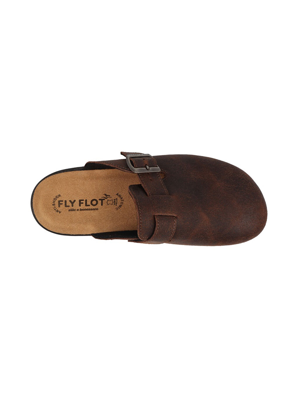 Kahverengi Erkek Ev Terliği 52 722 UL LEATHER MAN SLIPPER 2507-Dark Brown-3