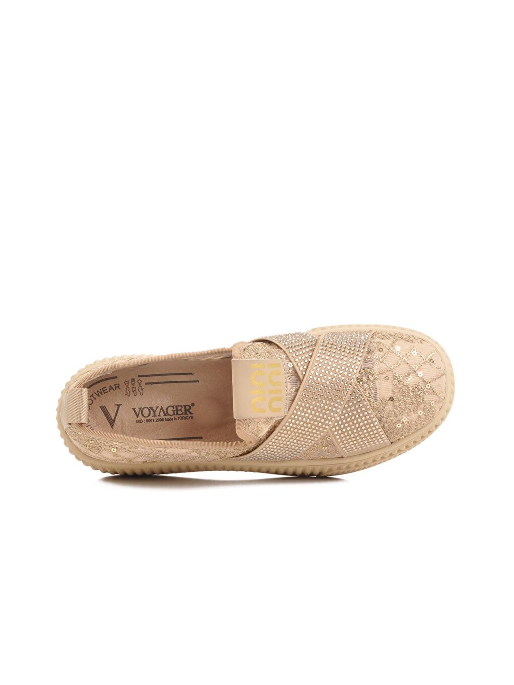 Ekru Krem Hakiki Deri Anatomik Kadın Casual Ayakkabı B235 Z-3