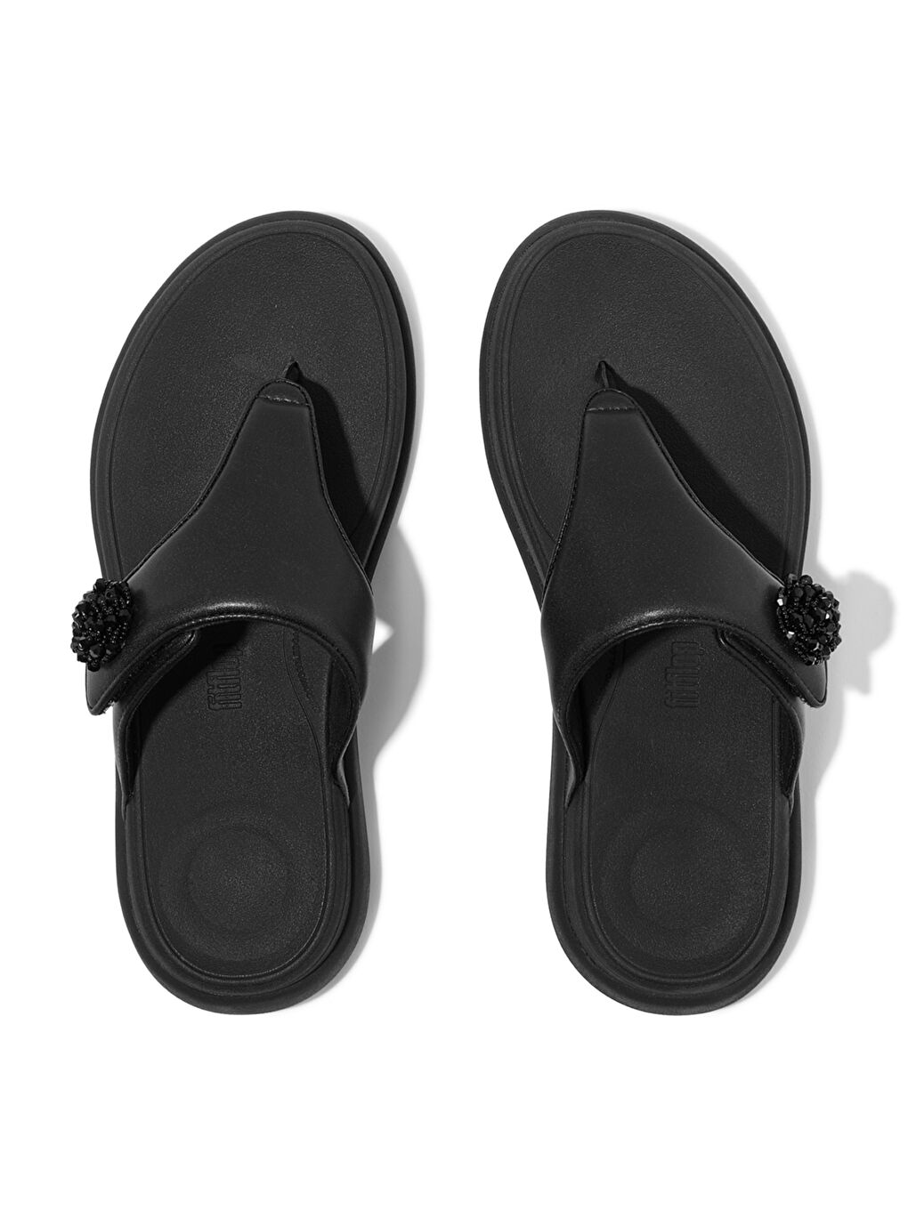 Kadın Siyah Parmak Arası Terlik-5