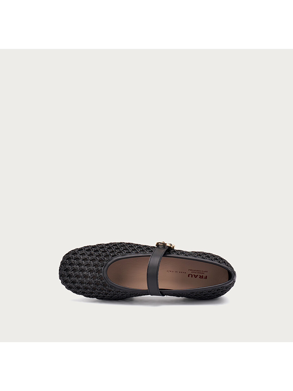 Siyah Kadın Babet 69V3 ORZO RAFFIA BALLET FLATS-3
