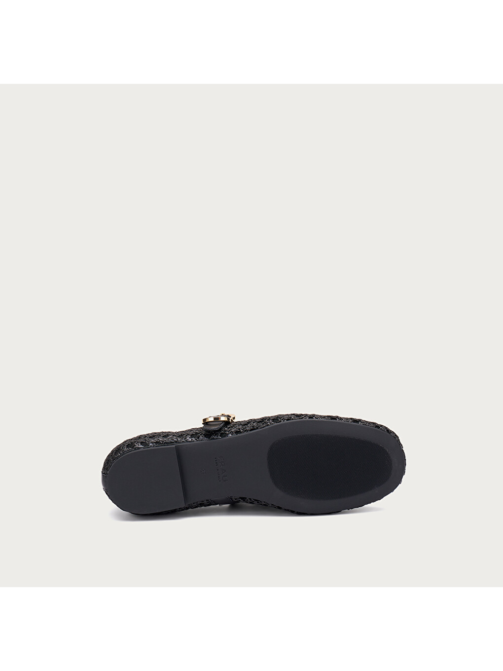 Siyah Kadın Babet 69V3 ORZO RAFFIA BALLET FLATS-4