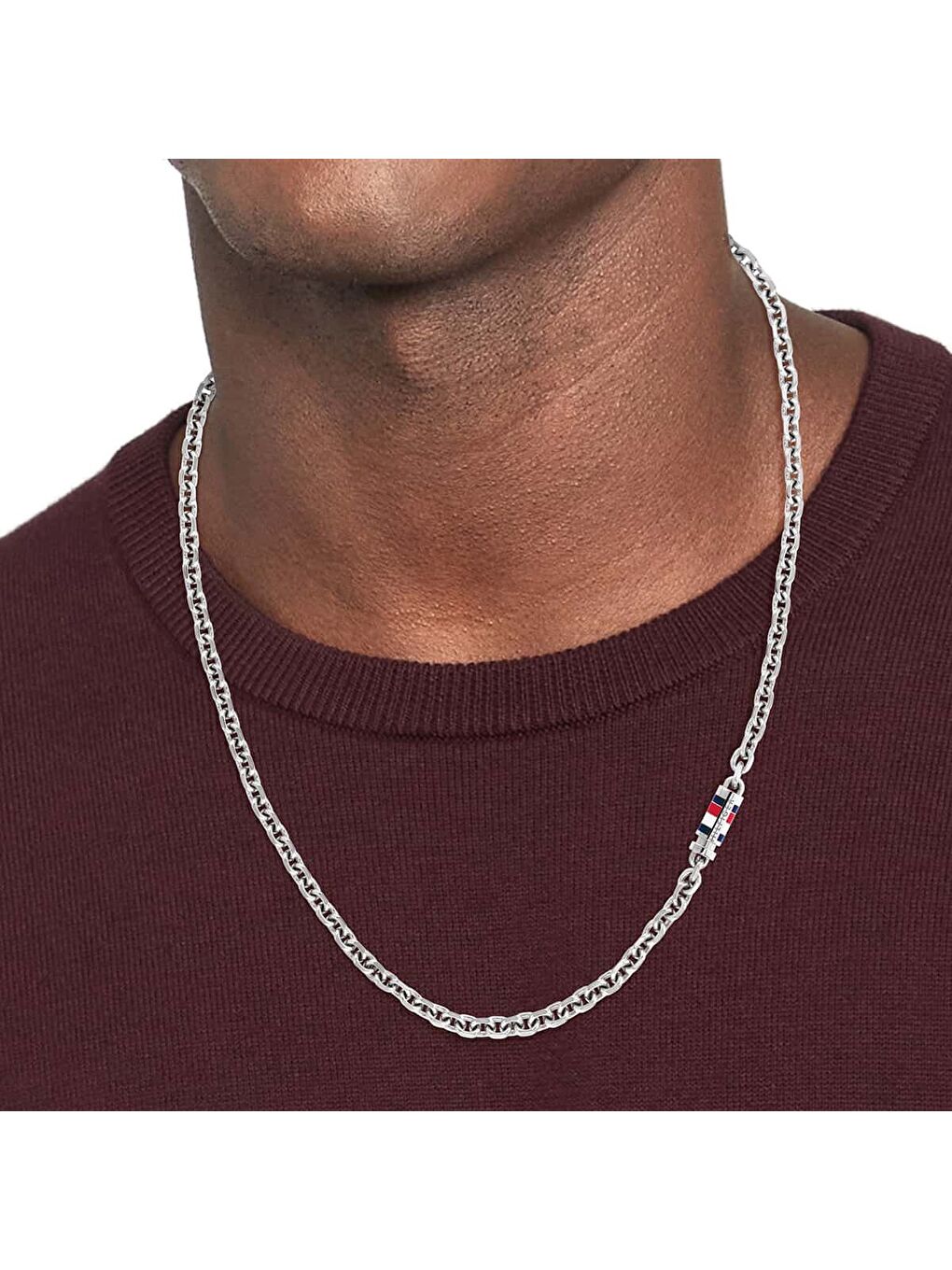 Gri THJ2790650 Erkek Kolye-1