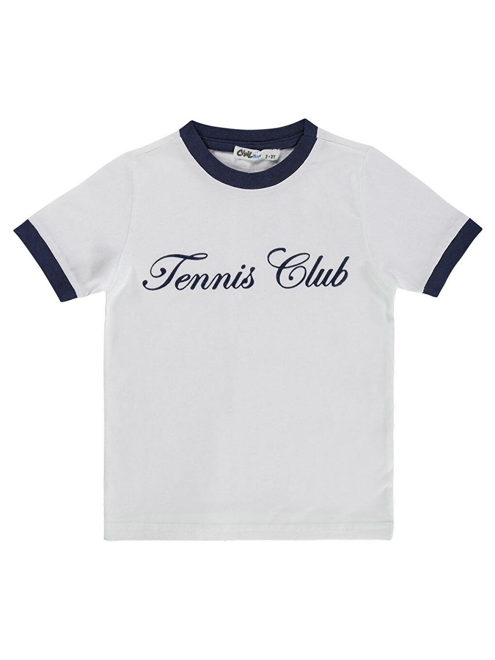 Boys Tennis Club Baskılı 2-5 Yaş Tişört - Lacivert