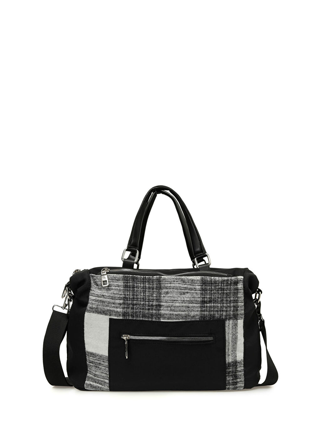 EKOSE GARNILI KL 4PR Siyah Kadın Kol Çantası